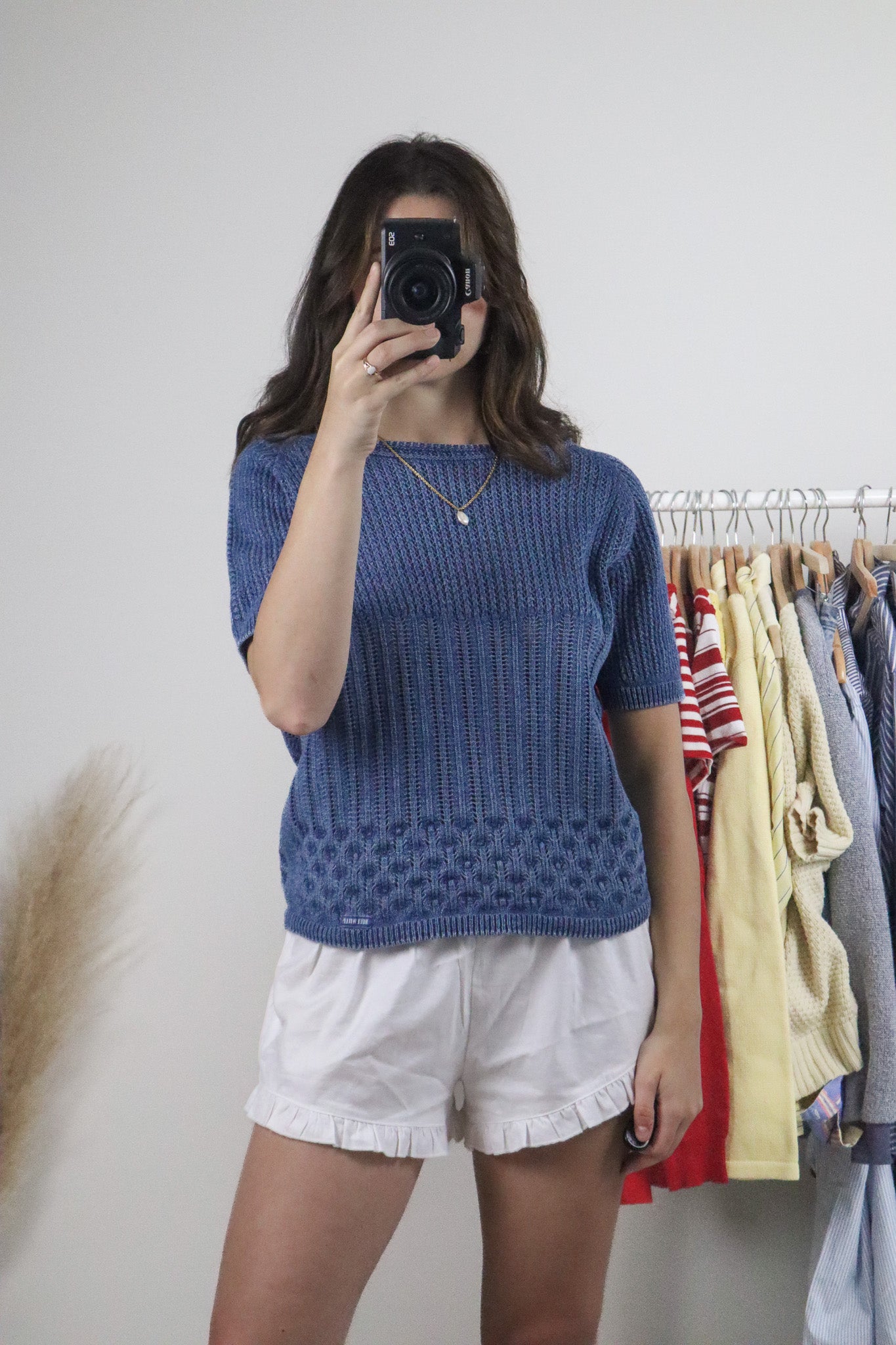 Vintage x Cotton Short-Sleeve Knit (M/L)