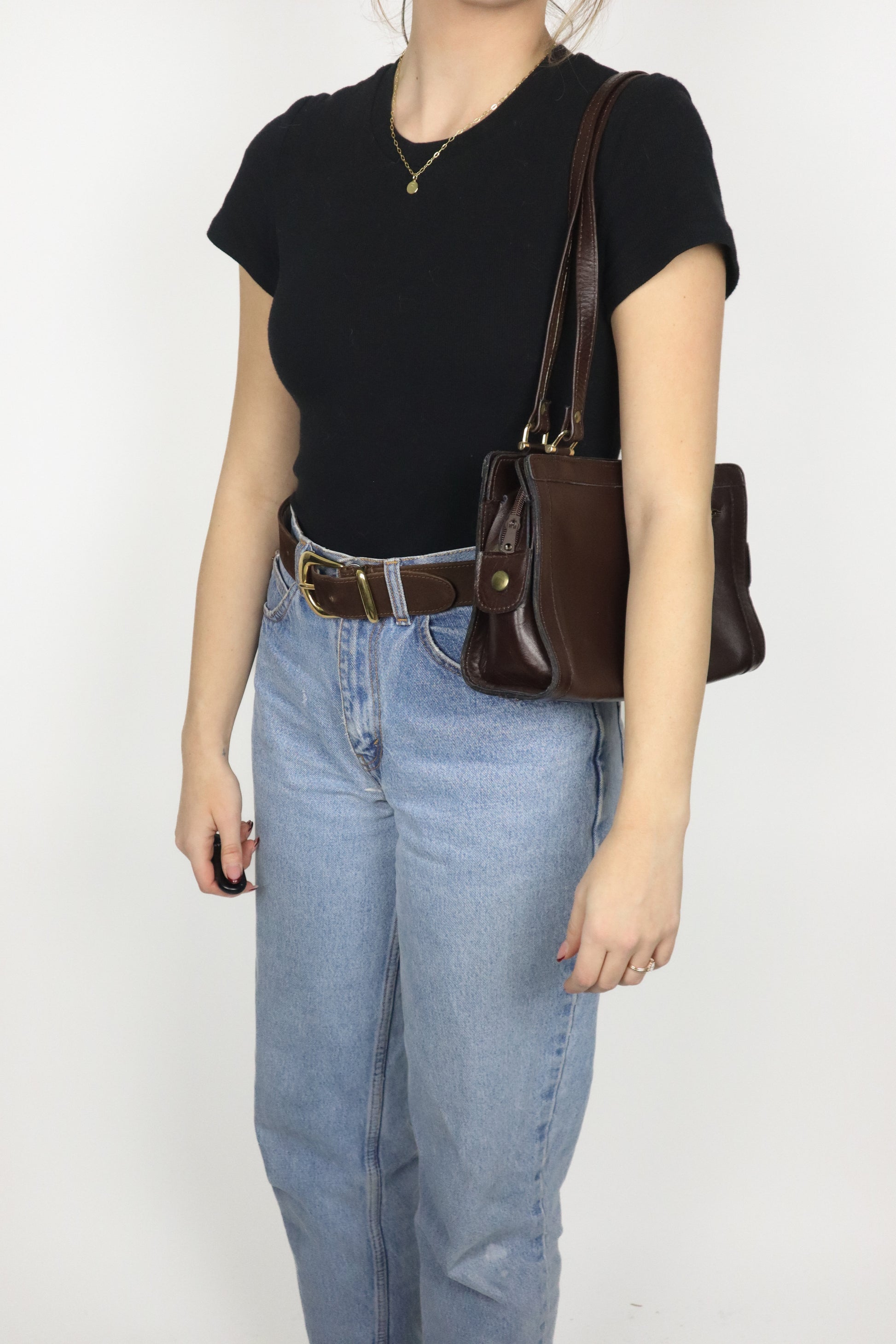 Vintage x Leather Shoulder Bag