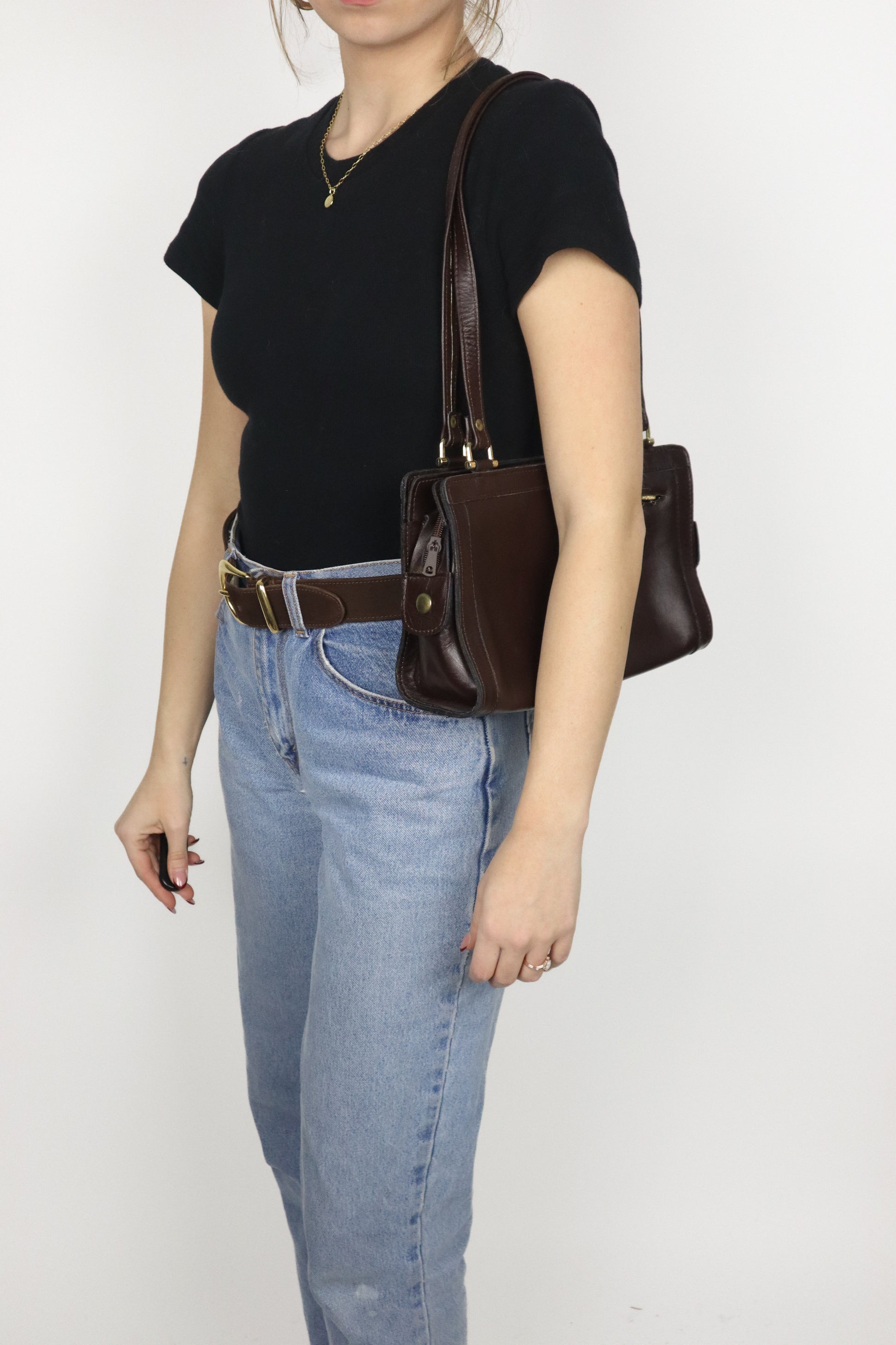 Vintage x Leather Shoulder Bag