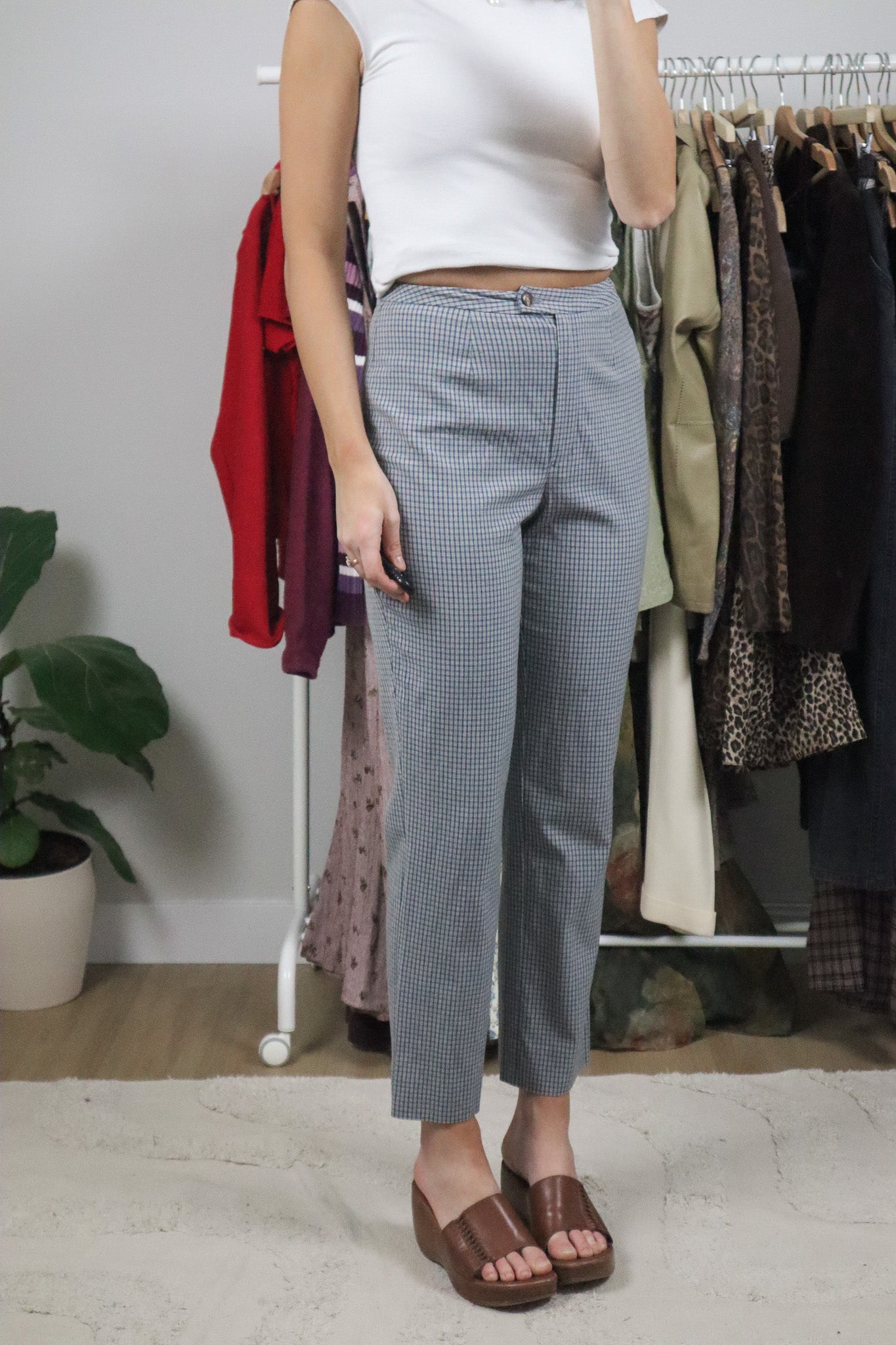 Made in Canada x Vintage x Plaid Pants (2)