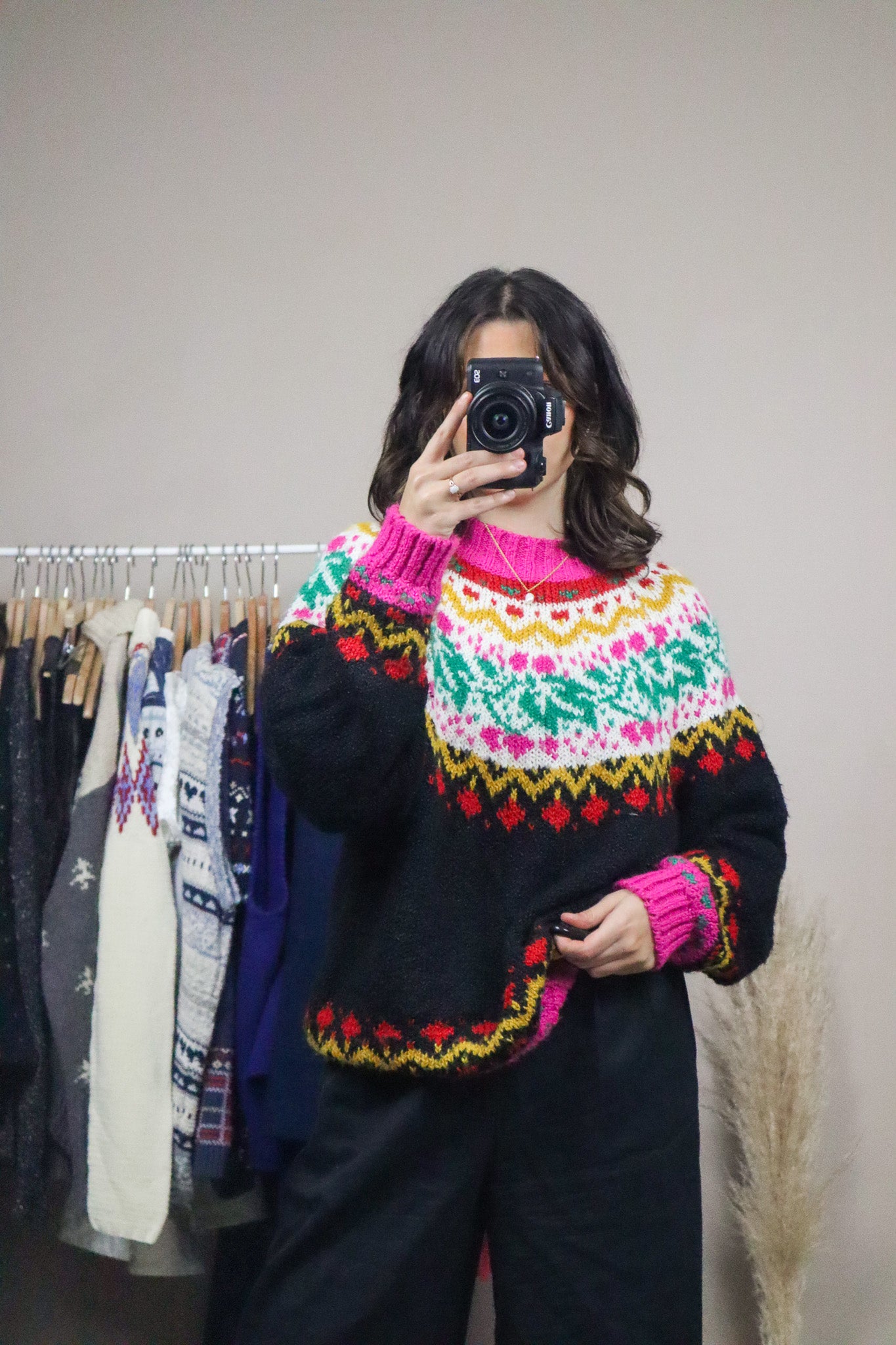 Vintage x Fairisle Knit (M)