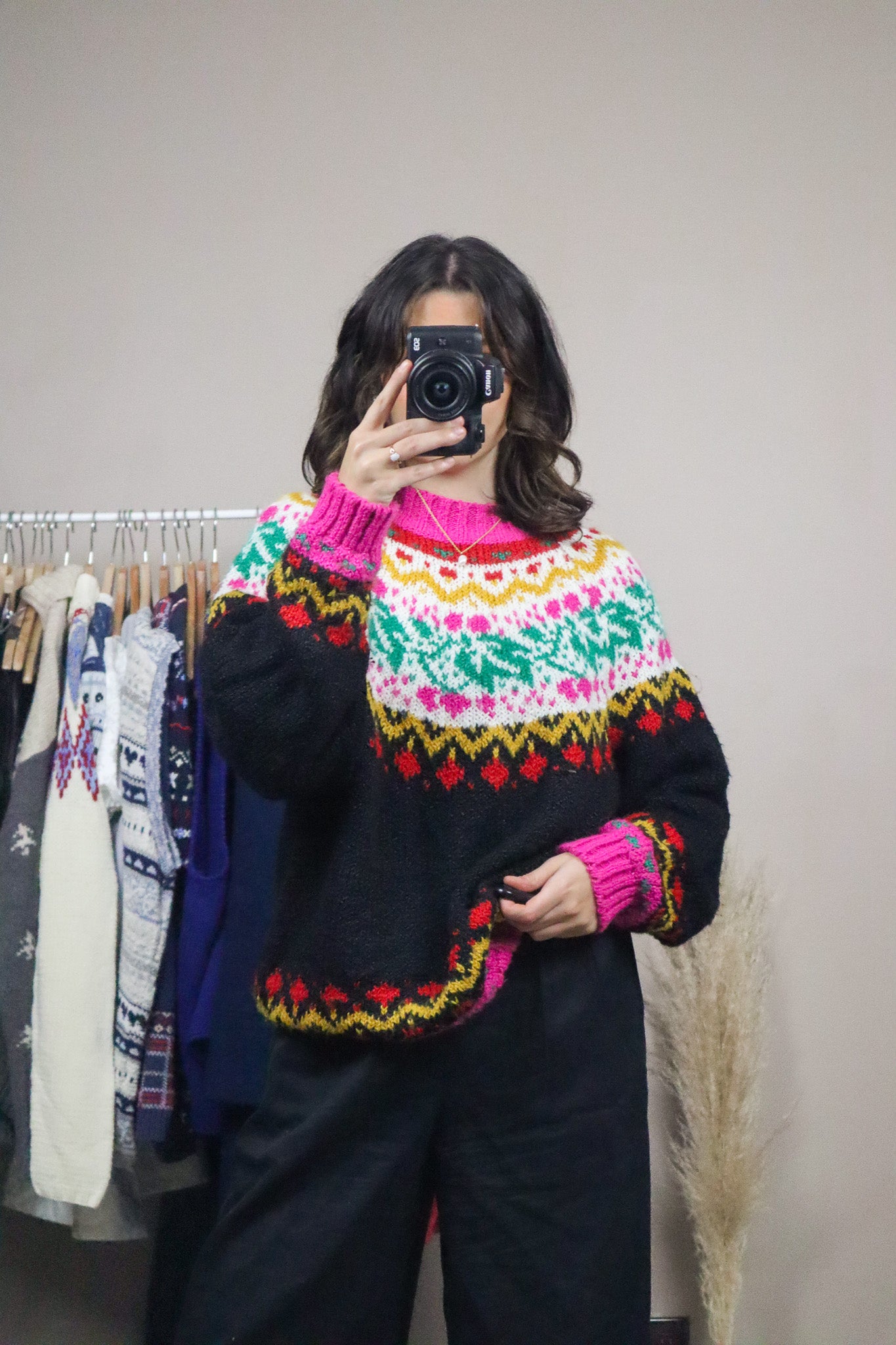 Vintage x Fairisle Knit (M)