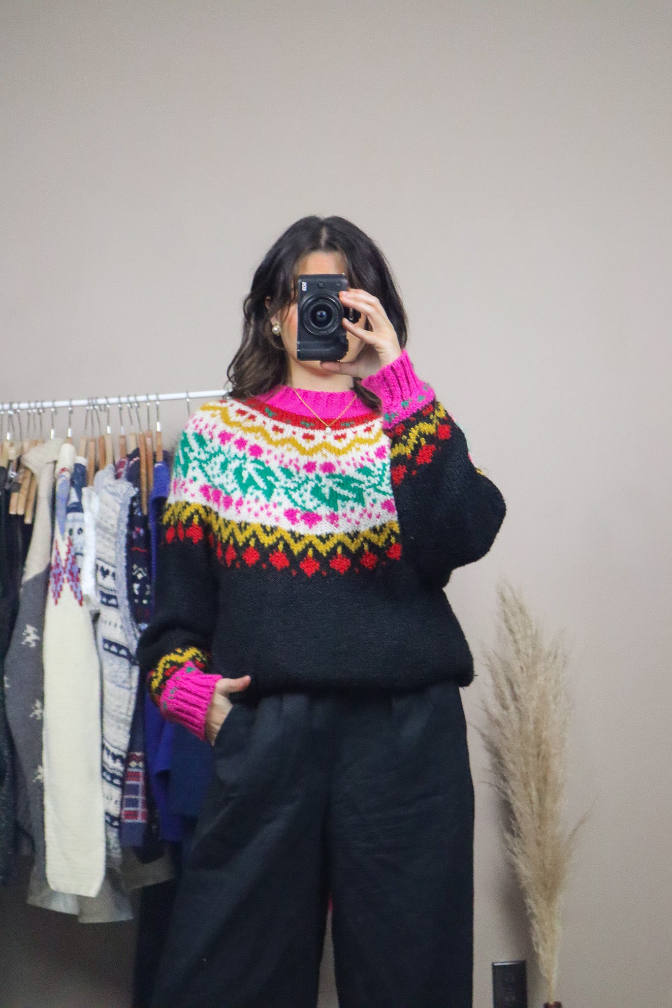 Vintage x Fairisle Knit (M)