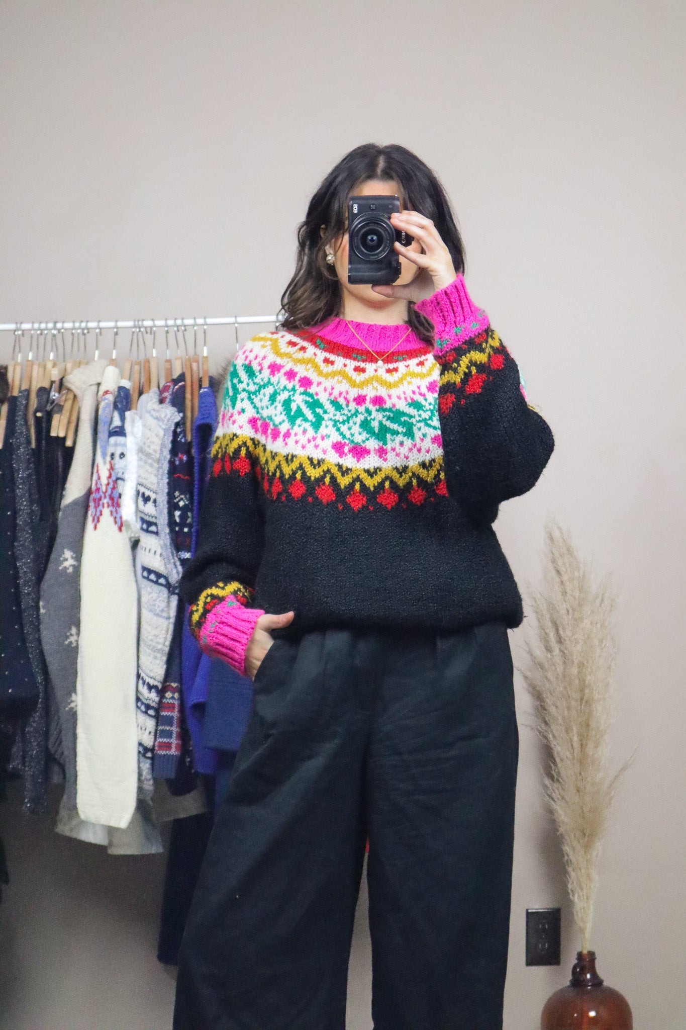 Vintage x Fairisle Knit (M)
