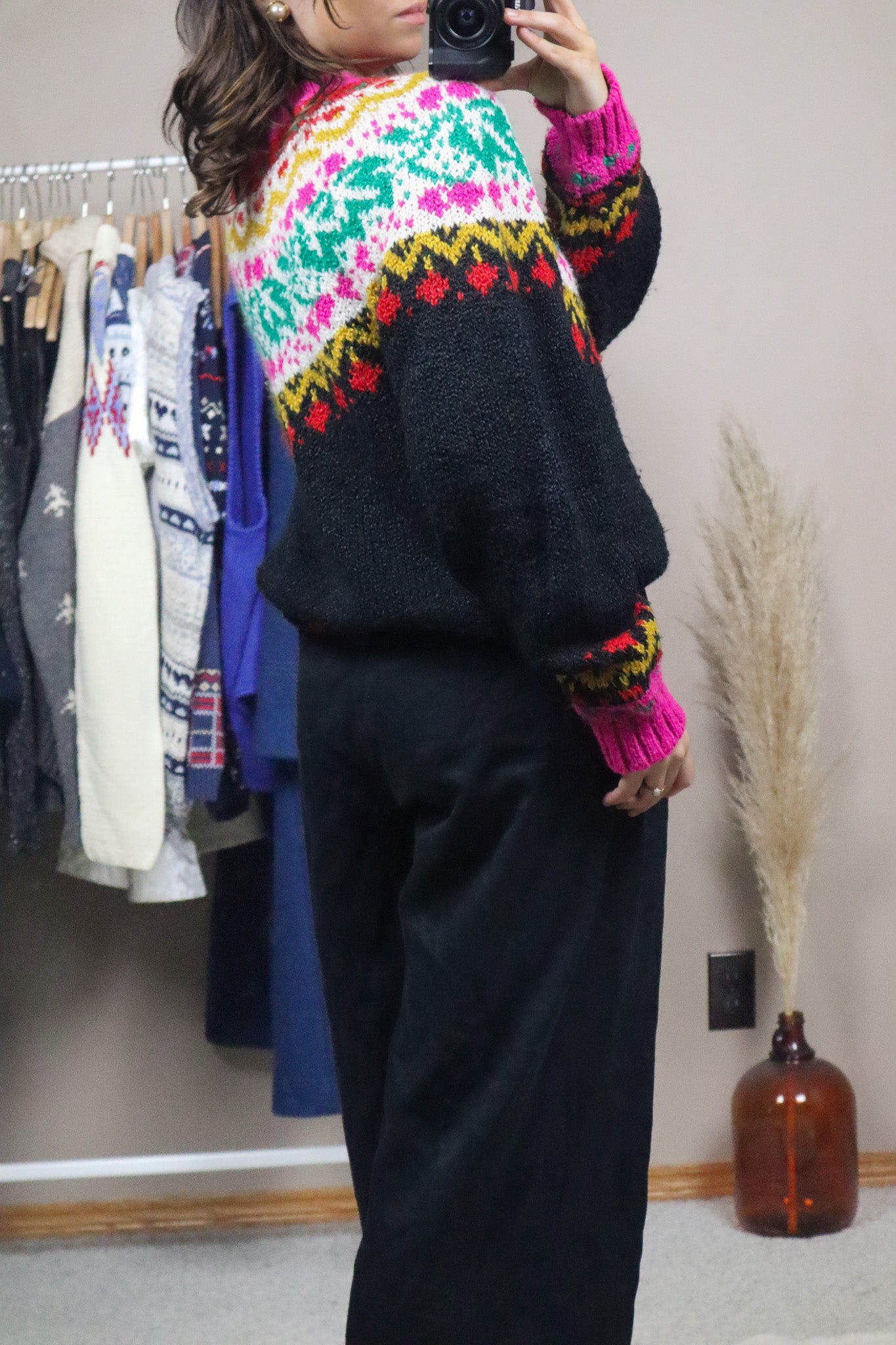 Vintage x Fairisle Knit (M)