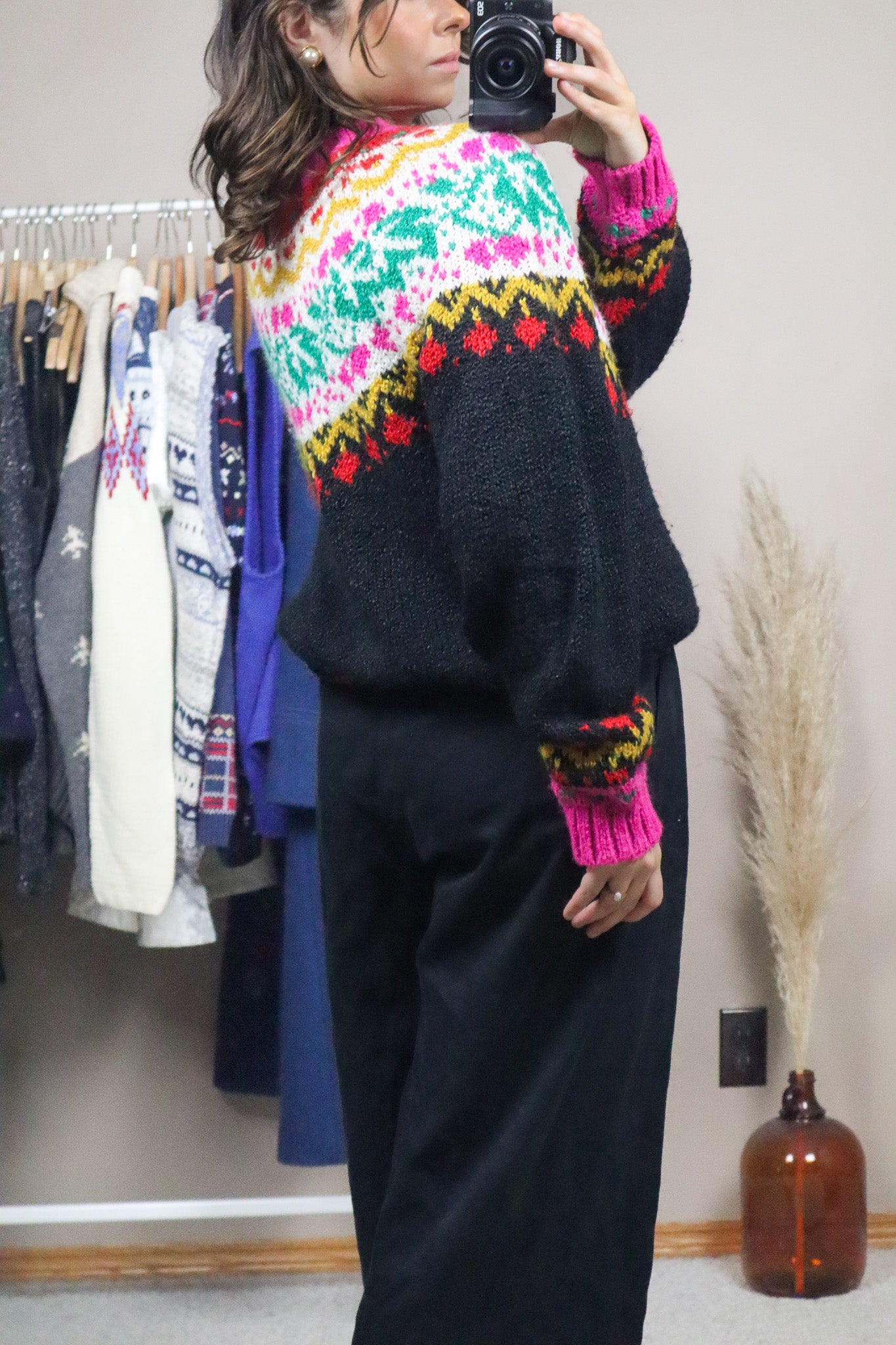 Vintage x Fairisle Knit (M)