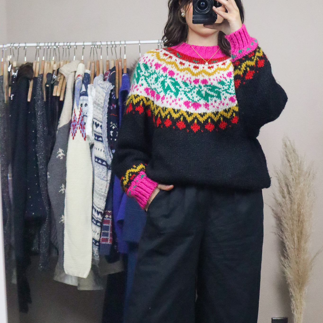 Vintage x Fairisle Knit (M)