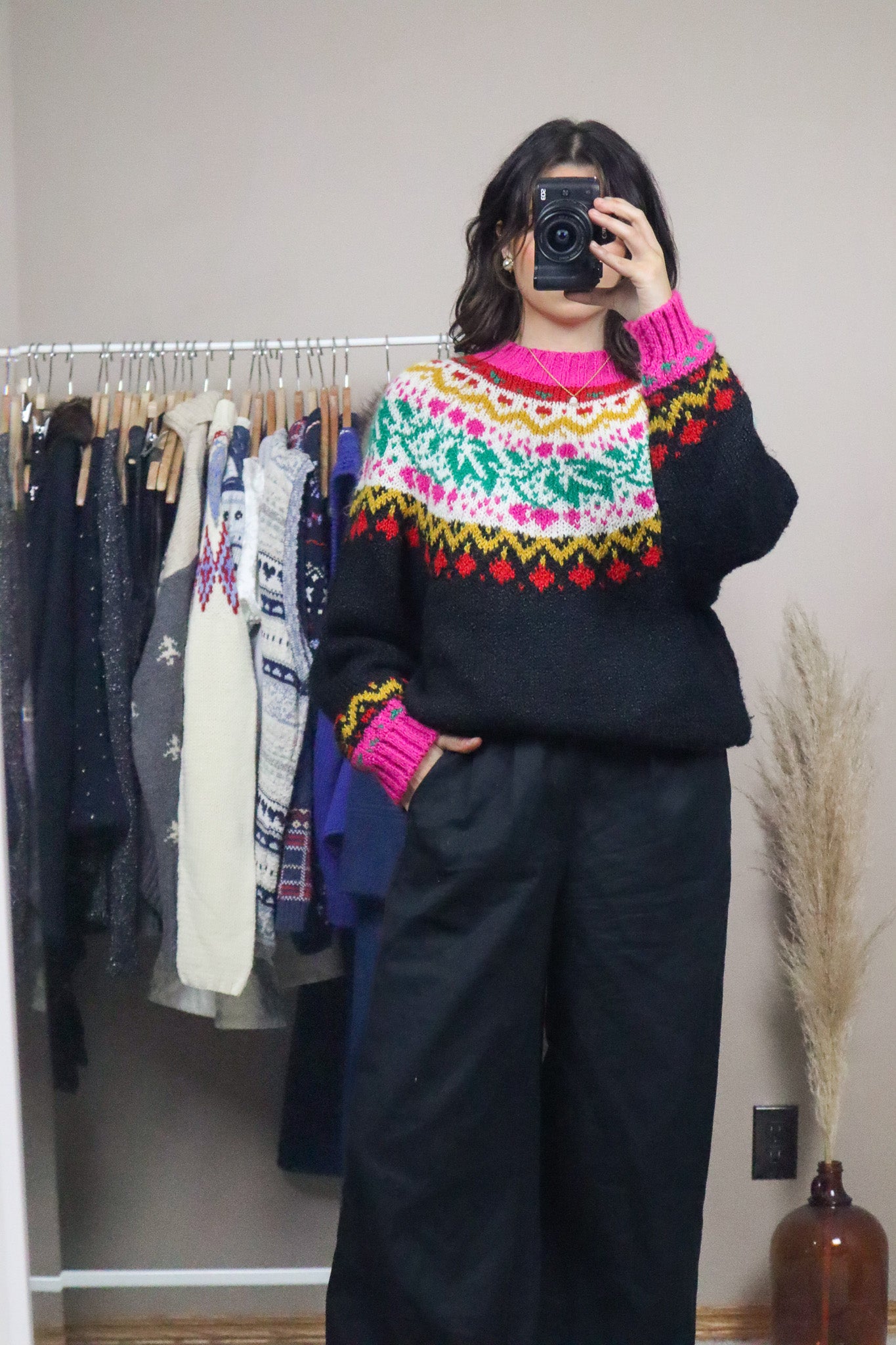 Vintage x Fairisle Knit (M)