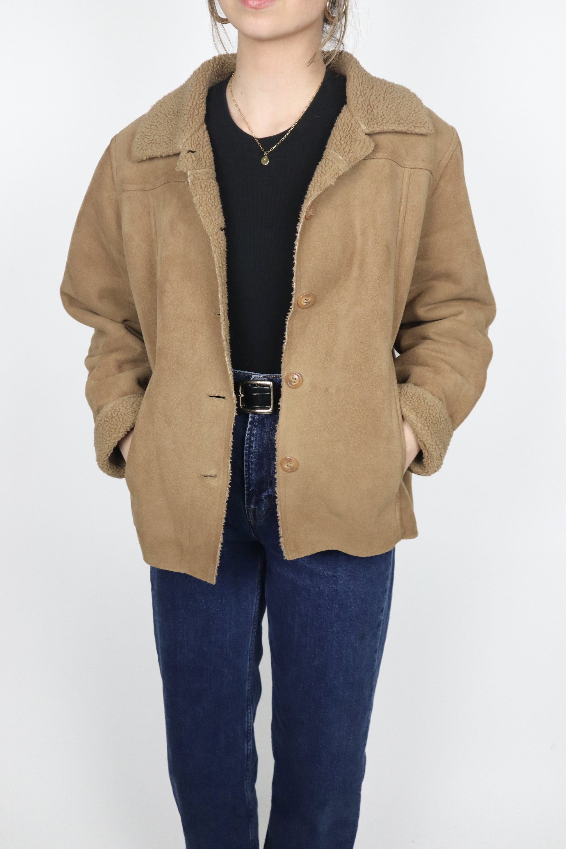 Vintage x Sherpa Jacket (M)