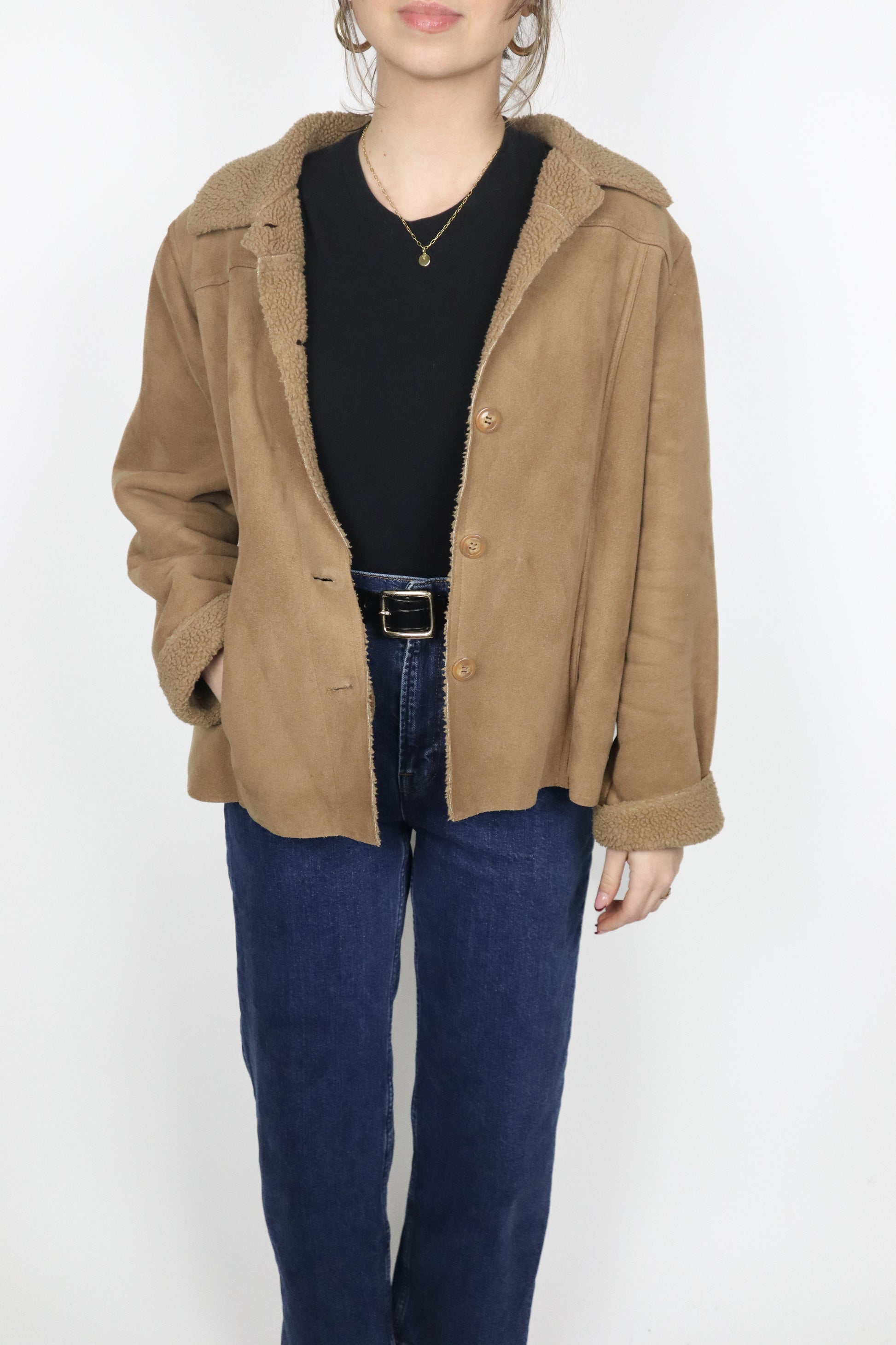 Vintage x Sherpa Jacket (M)