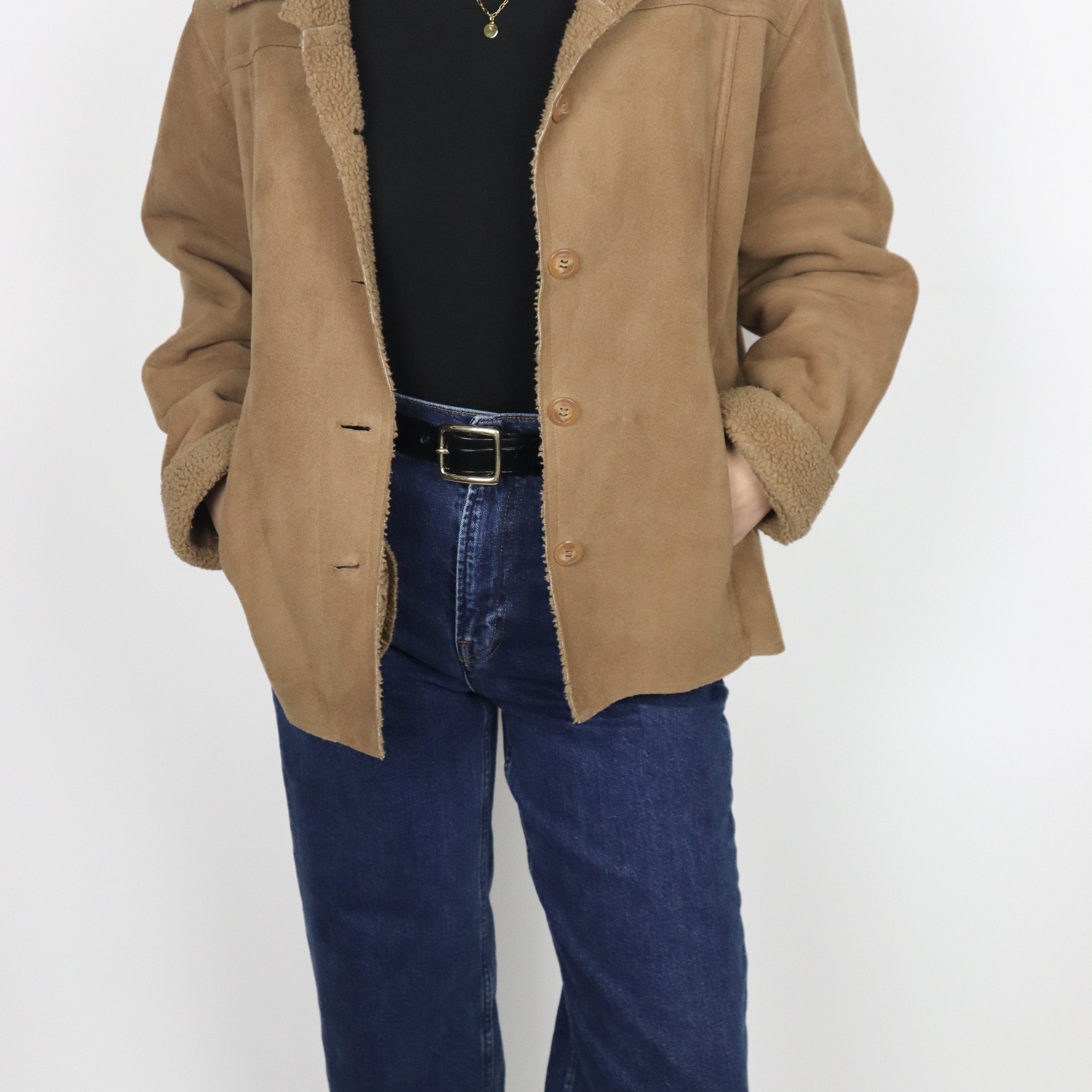 Vintage x Sherpa Jacket (M)