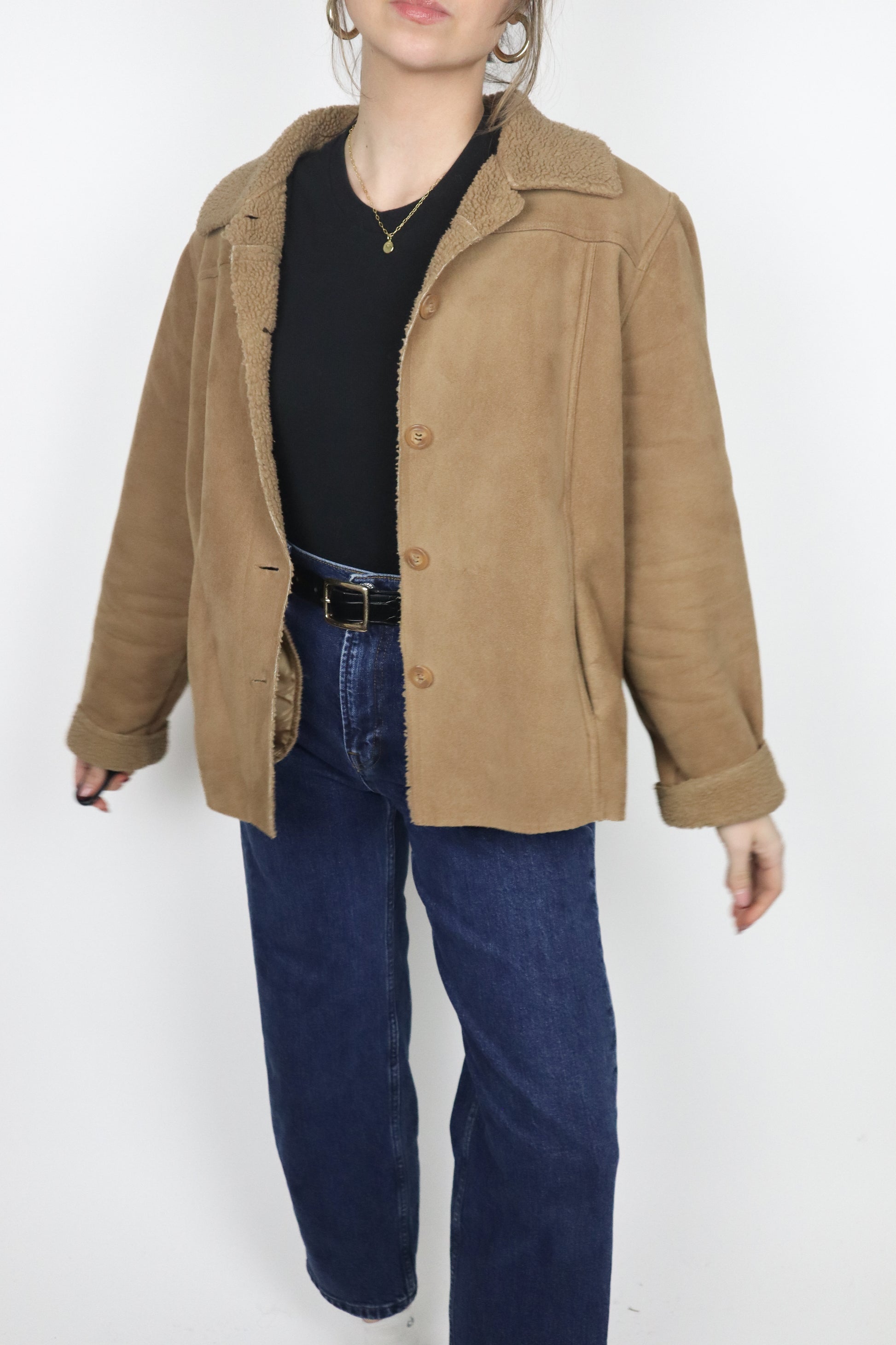 Vintage x Sherpa Jacket (M)