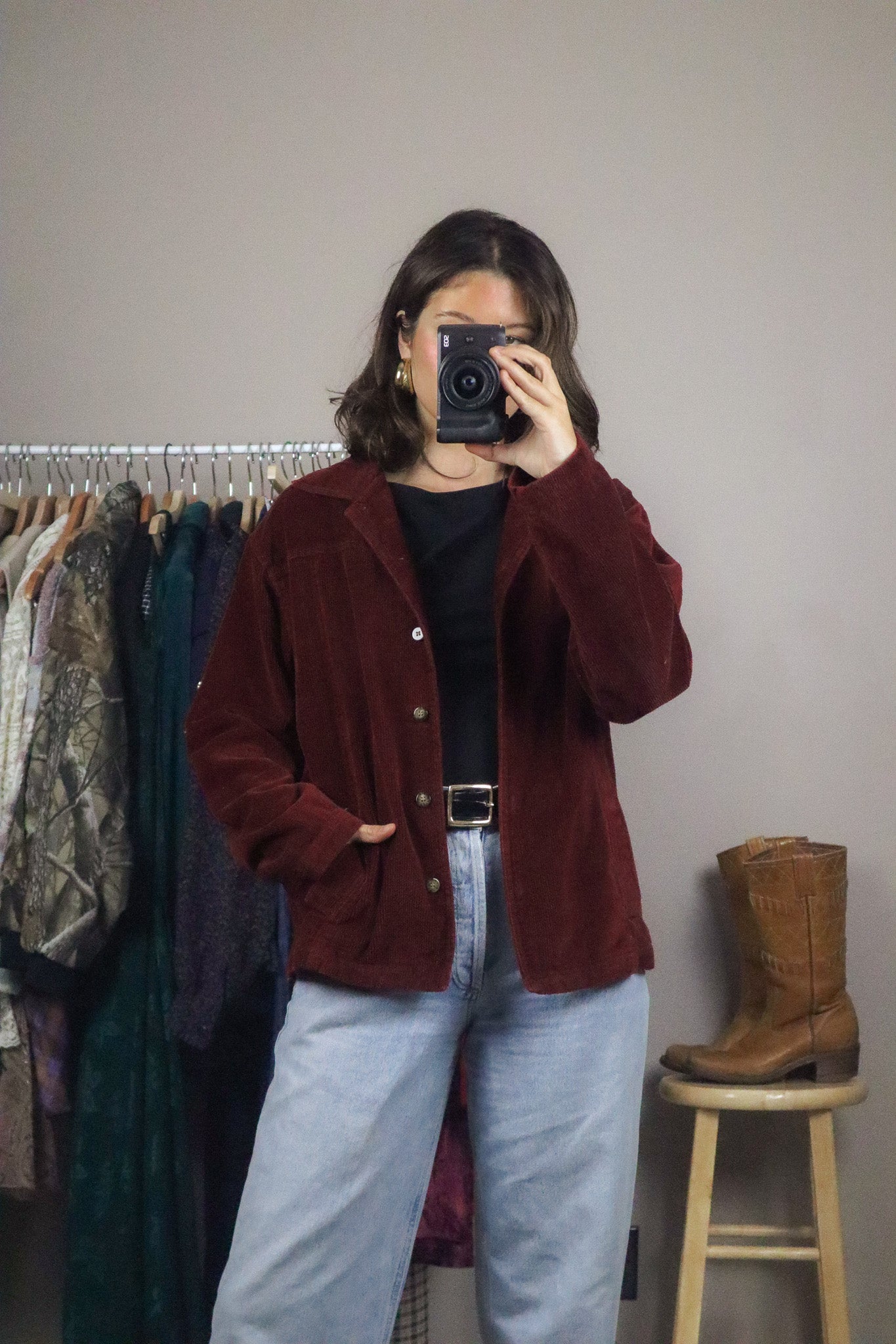 Vintage x Corduroy Jacket (S/M)