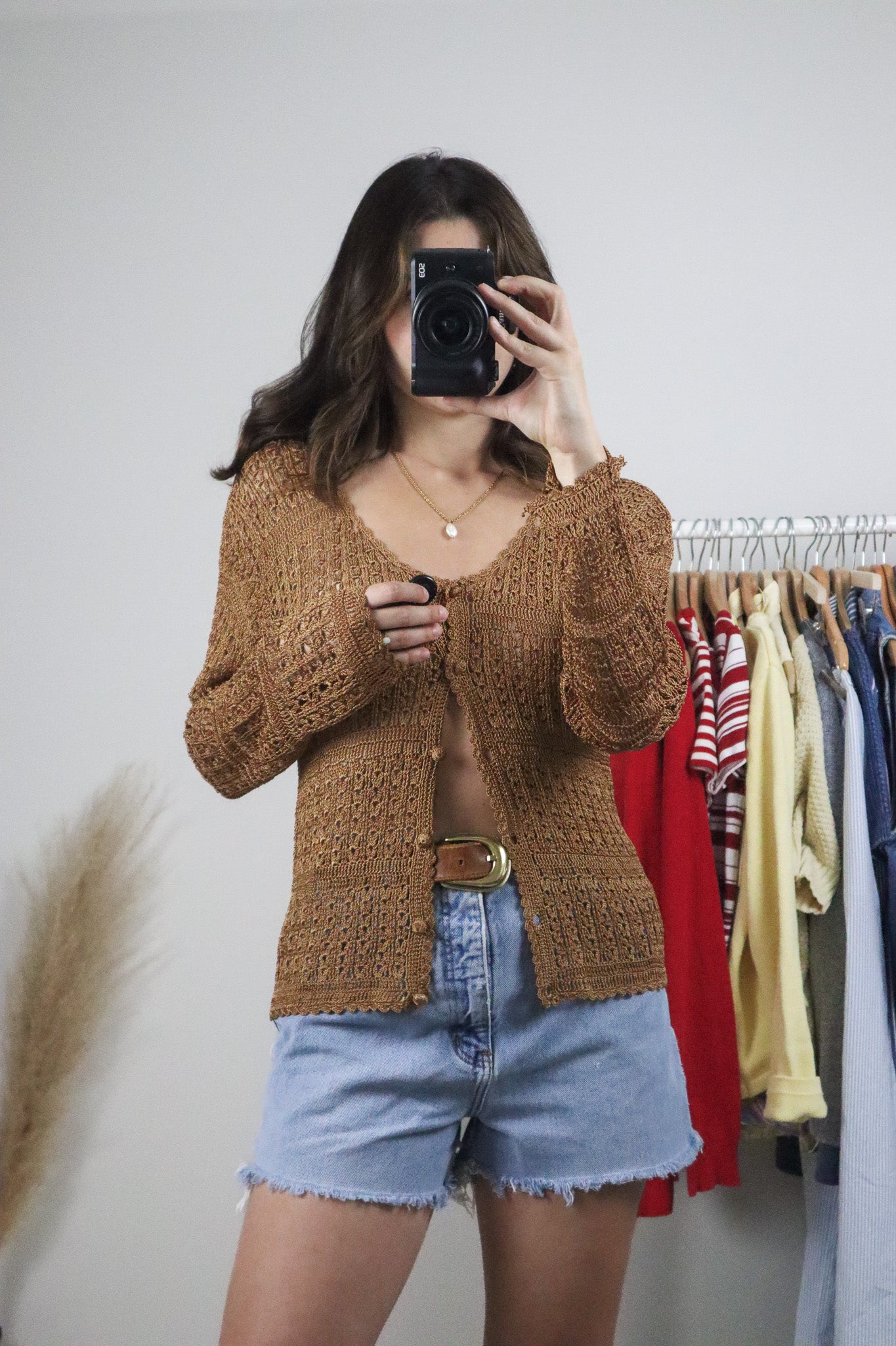 Vintage x Crochet Top (M)