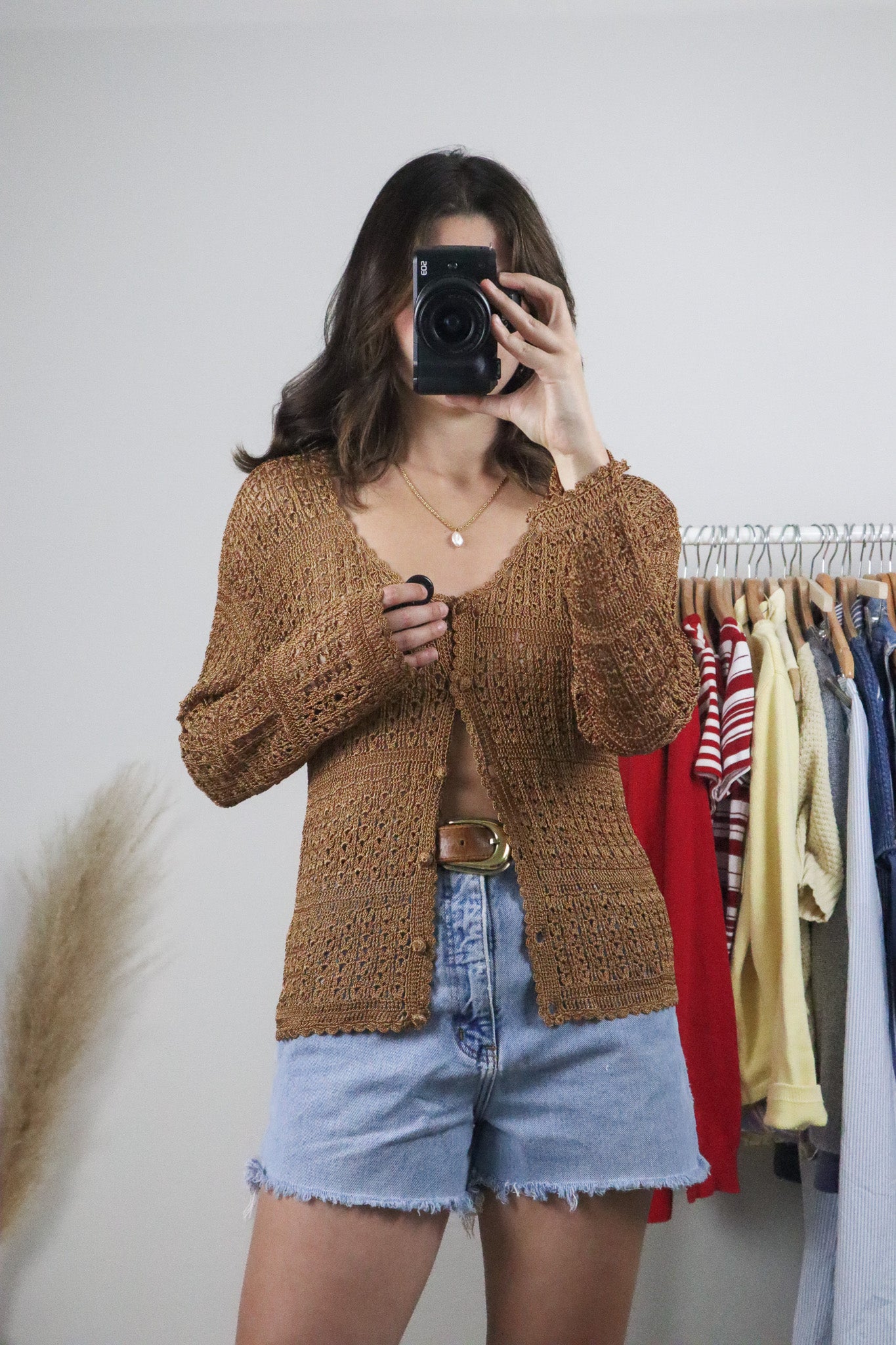 Vintage x Crochet Top (M)