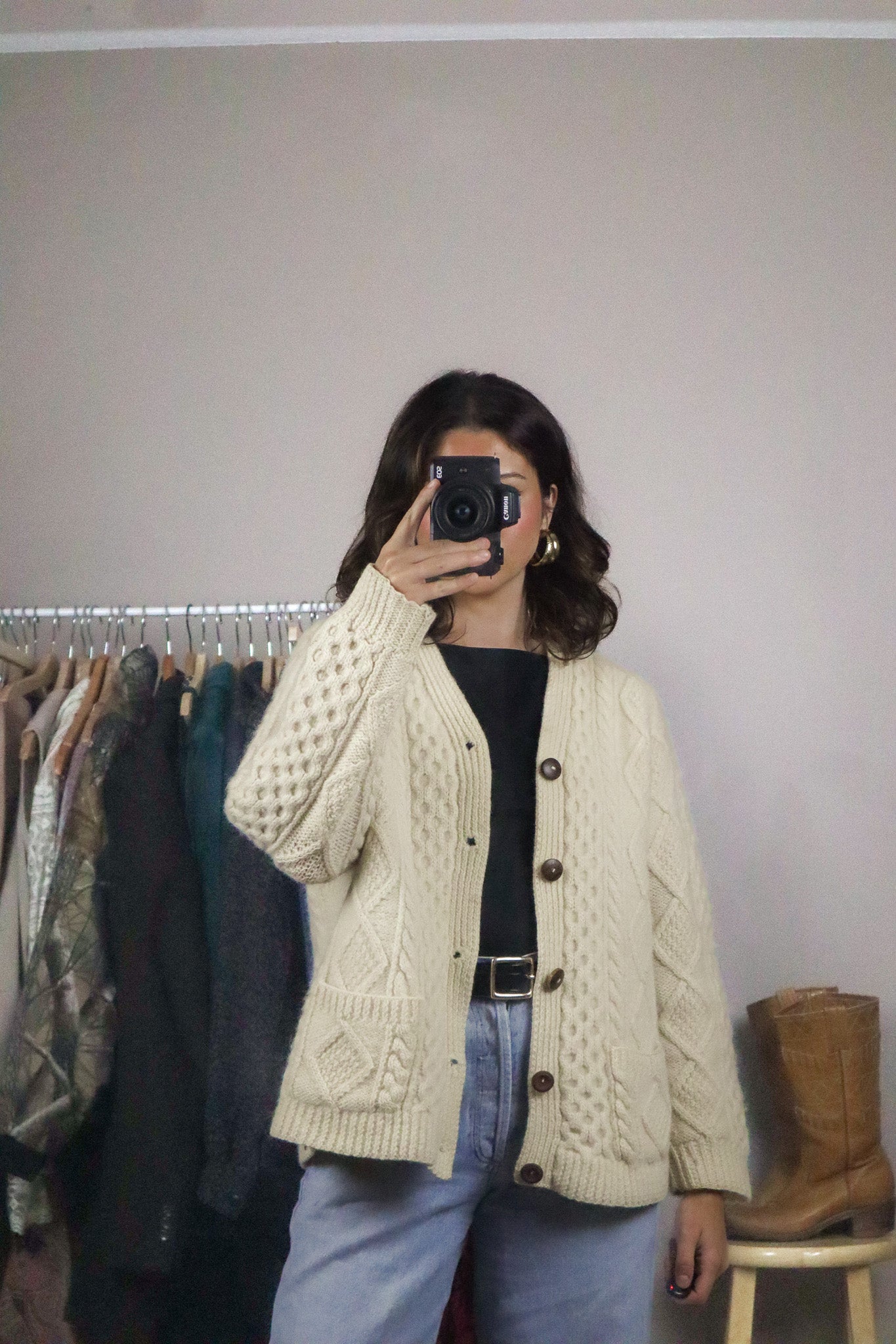 Vintage x Wool Cardigan (M)