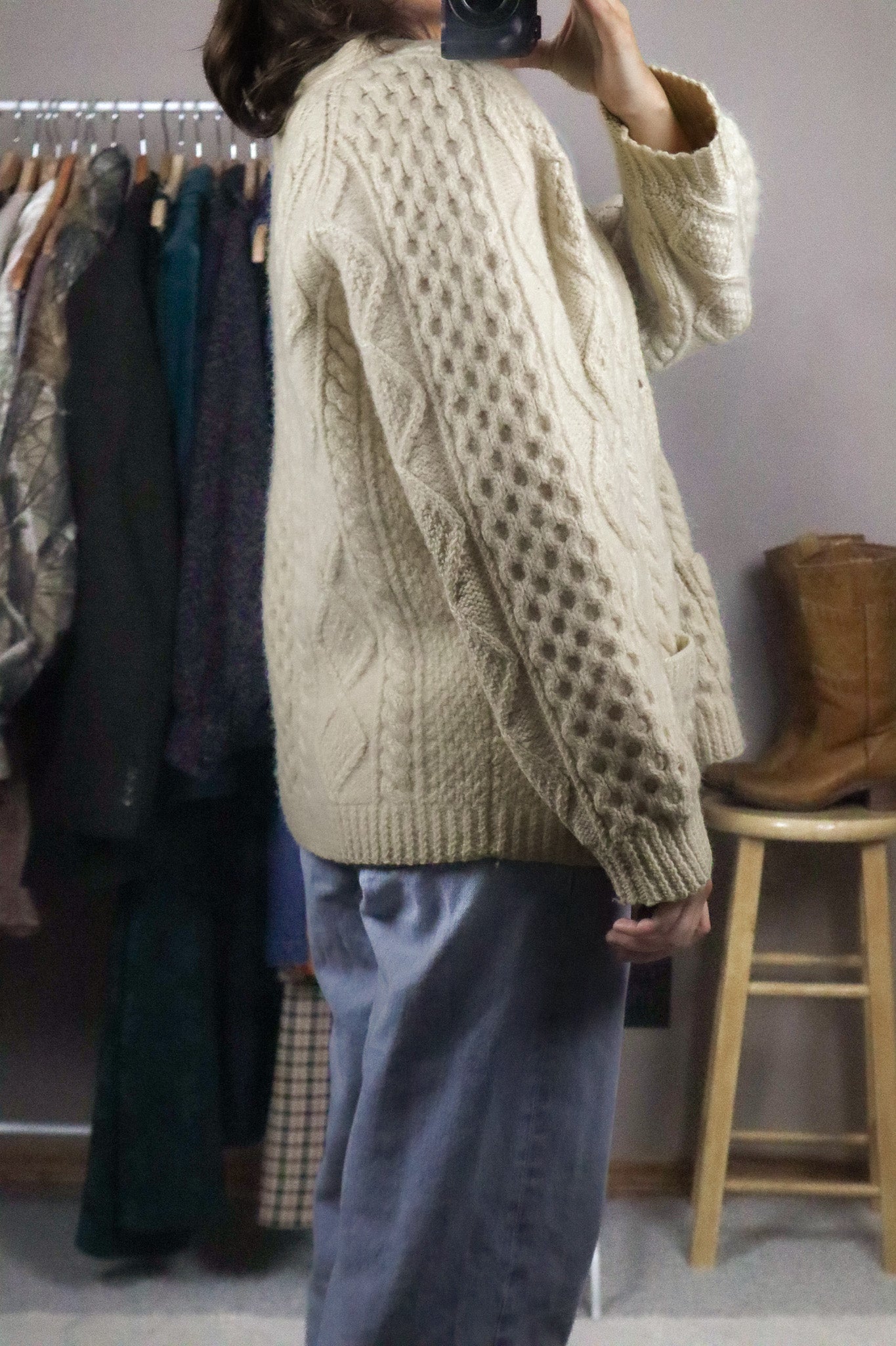 Vintage x Wool Cardigan (M)