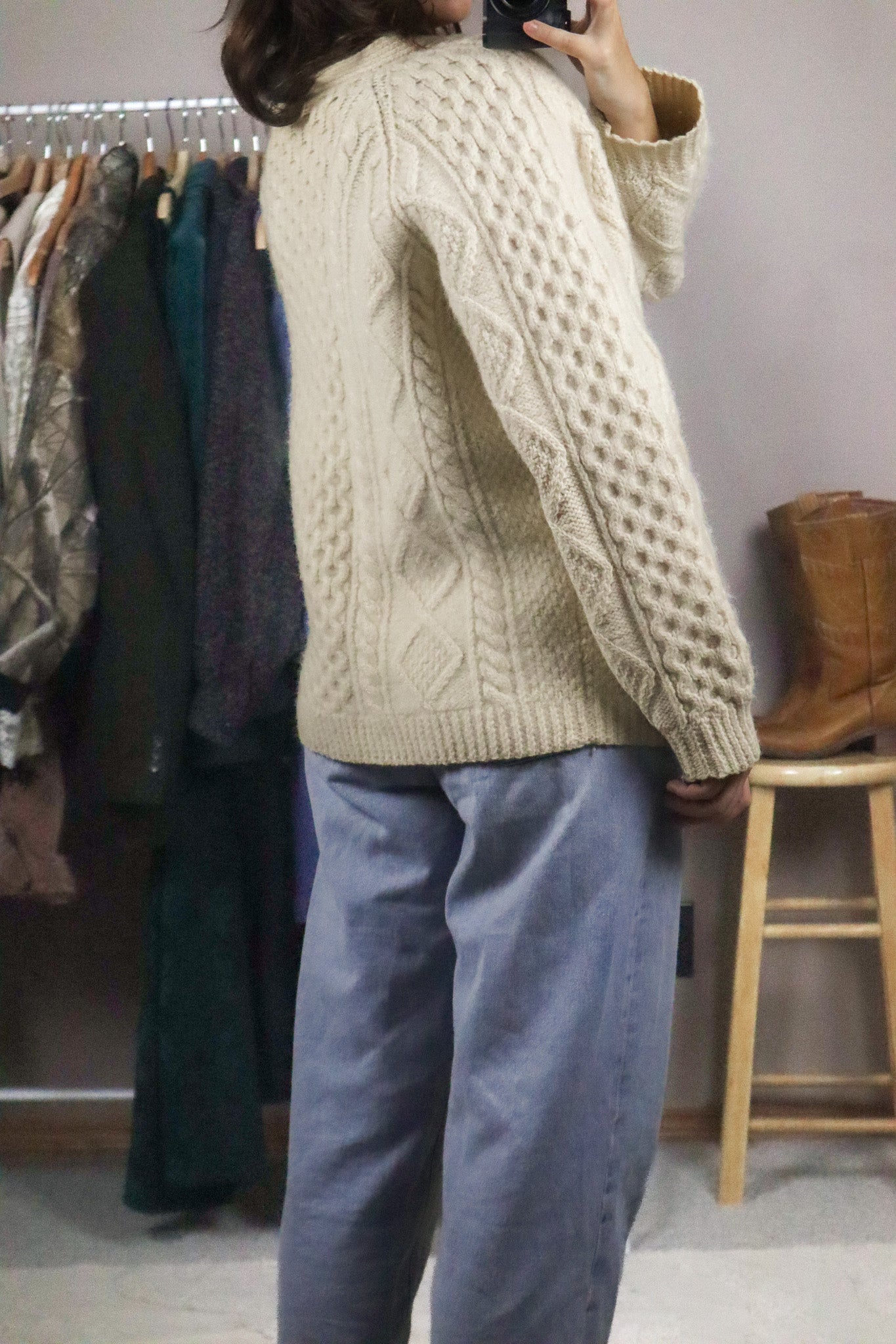 Vintage x Wool Cardigan (M)