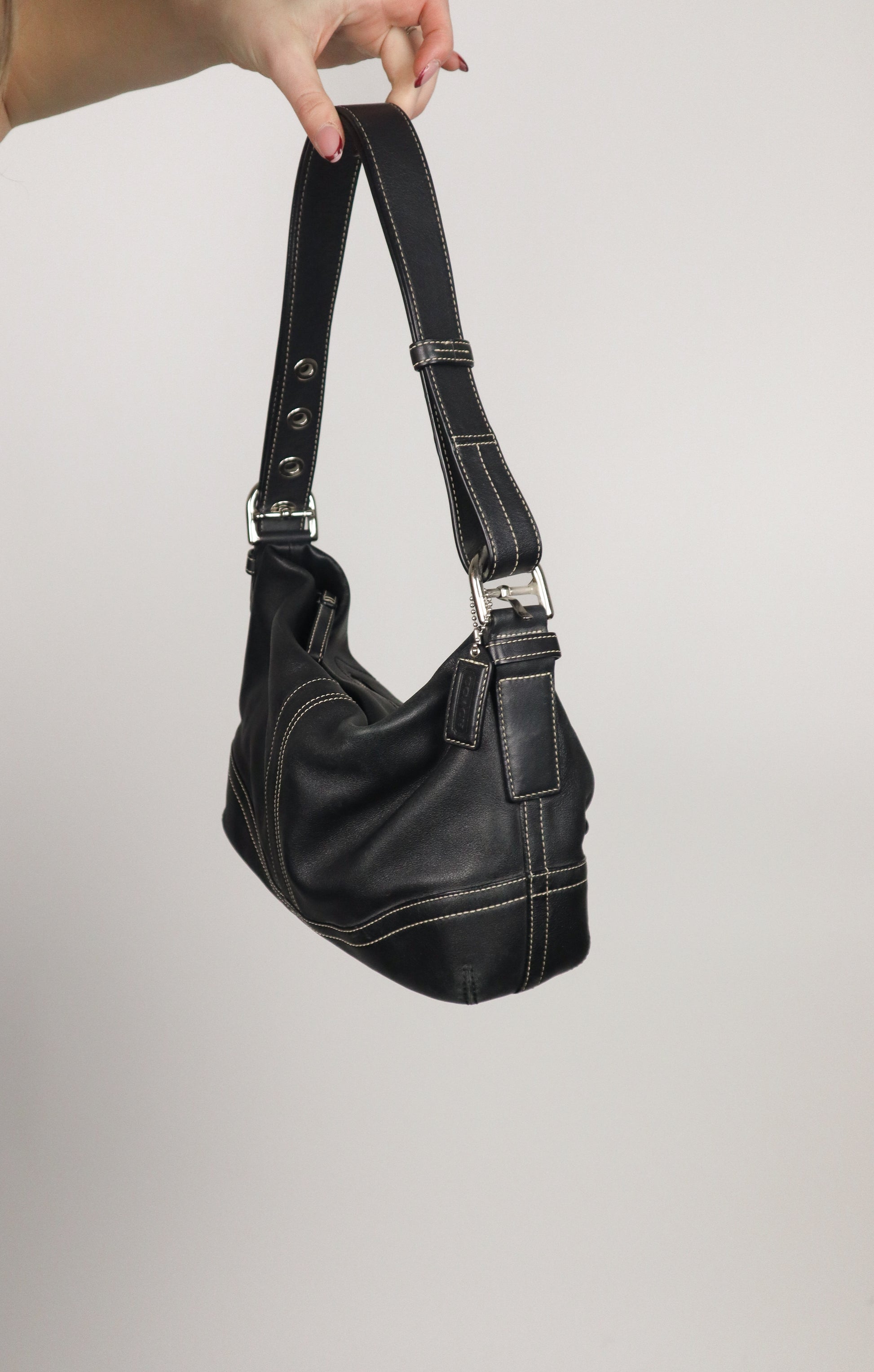 Vintage x Leather Coach Bag