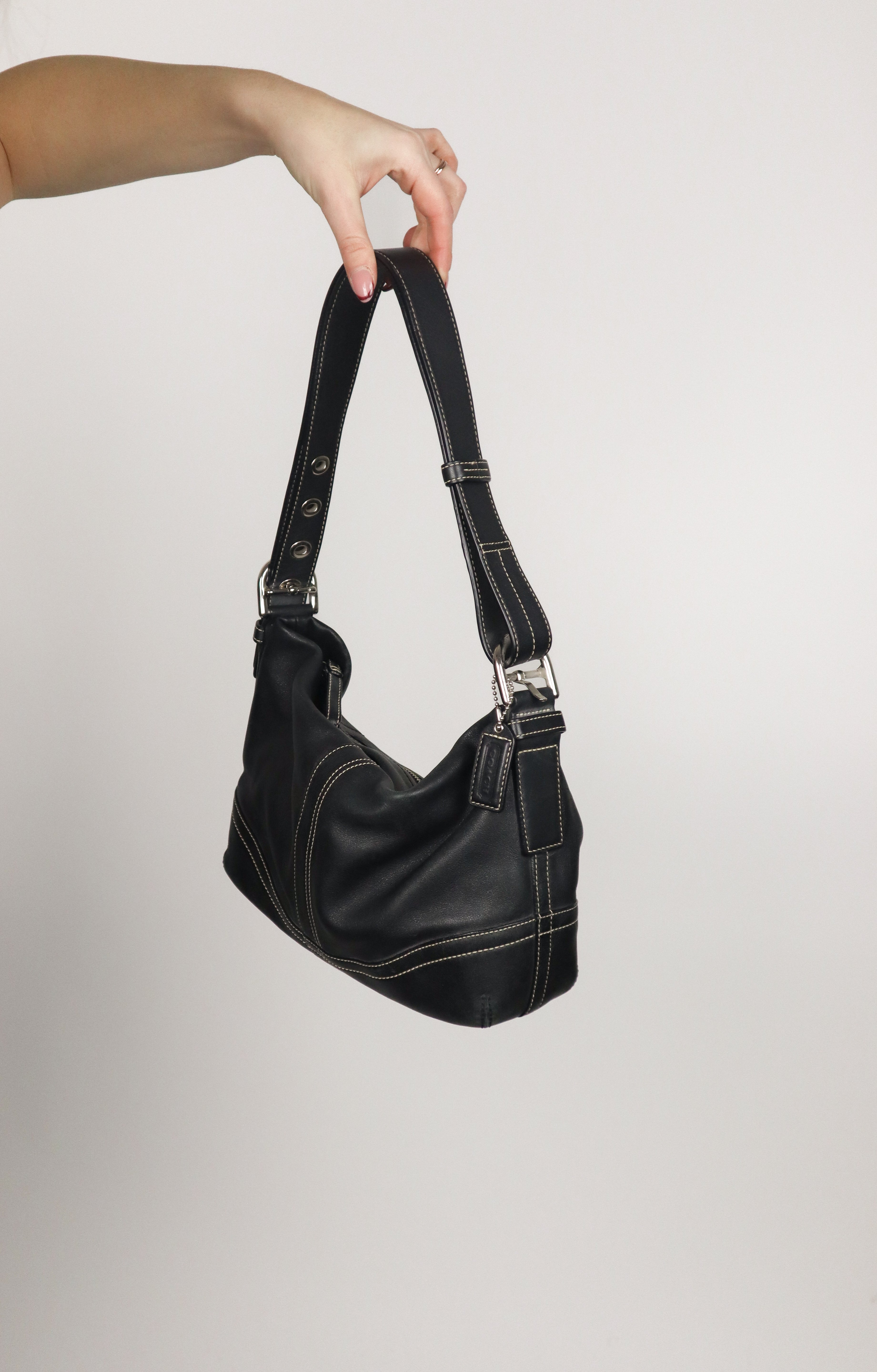 Vintage x Leather Coach Bag