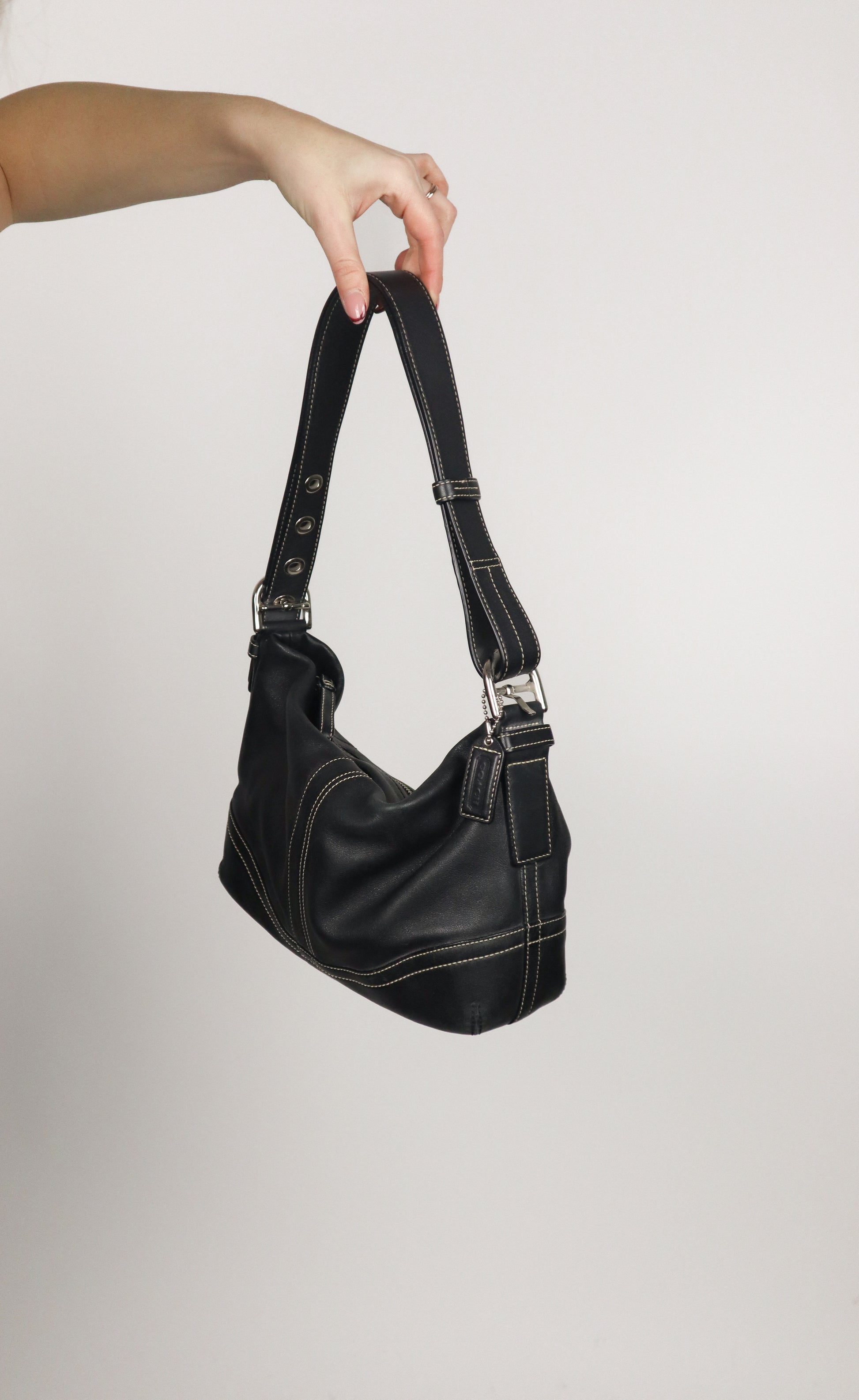 Vintage x Leather Coach Bag