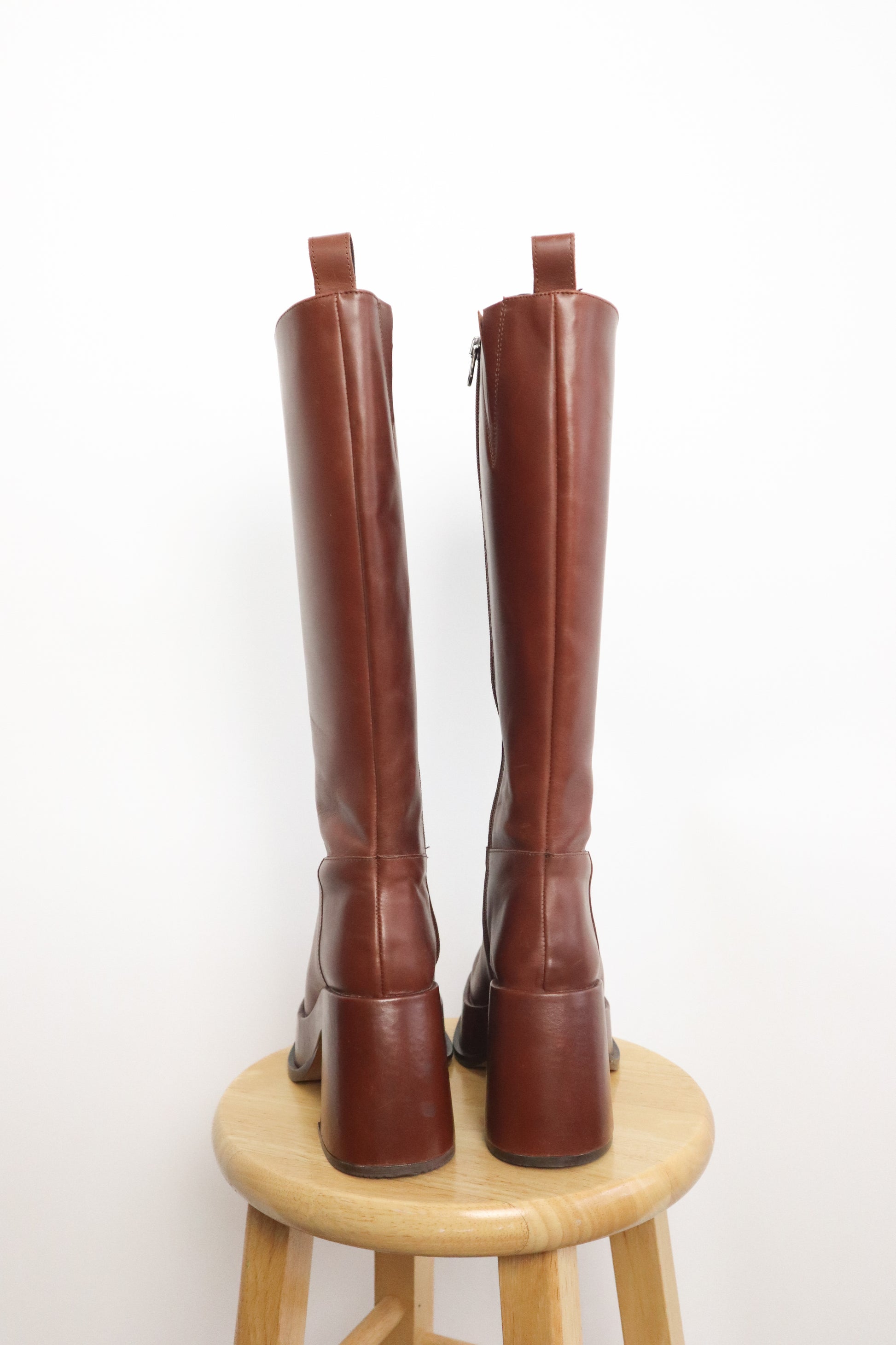 Modern x Made in Spain x Leather Platform Boots (6/6.5)