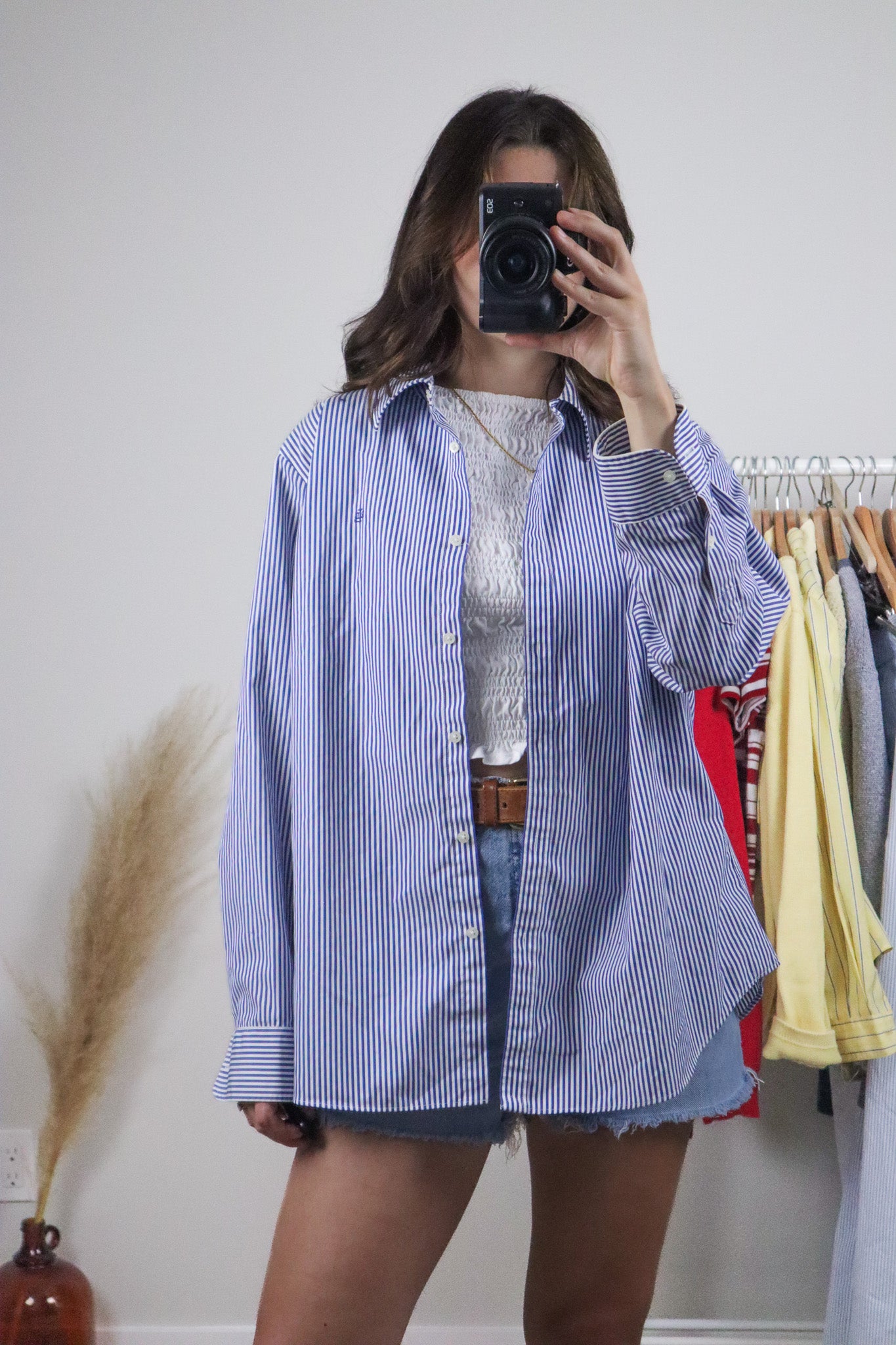 Vintage x Ralph Lauren Cotton Pinstrip Button Down (S-XL)