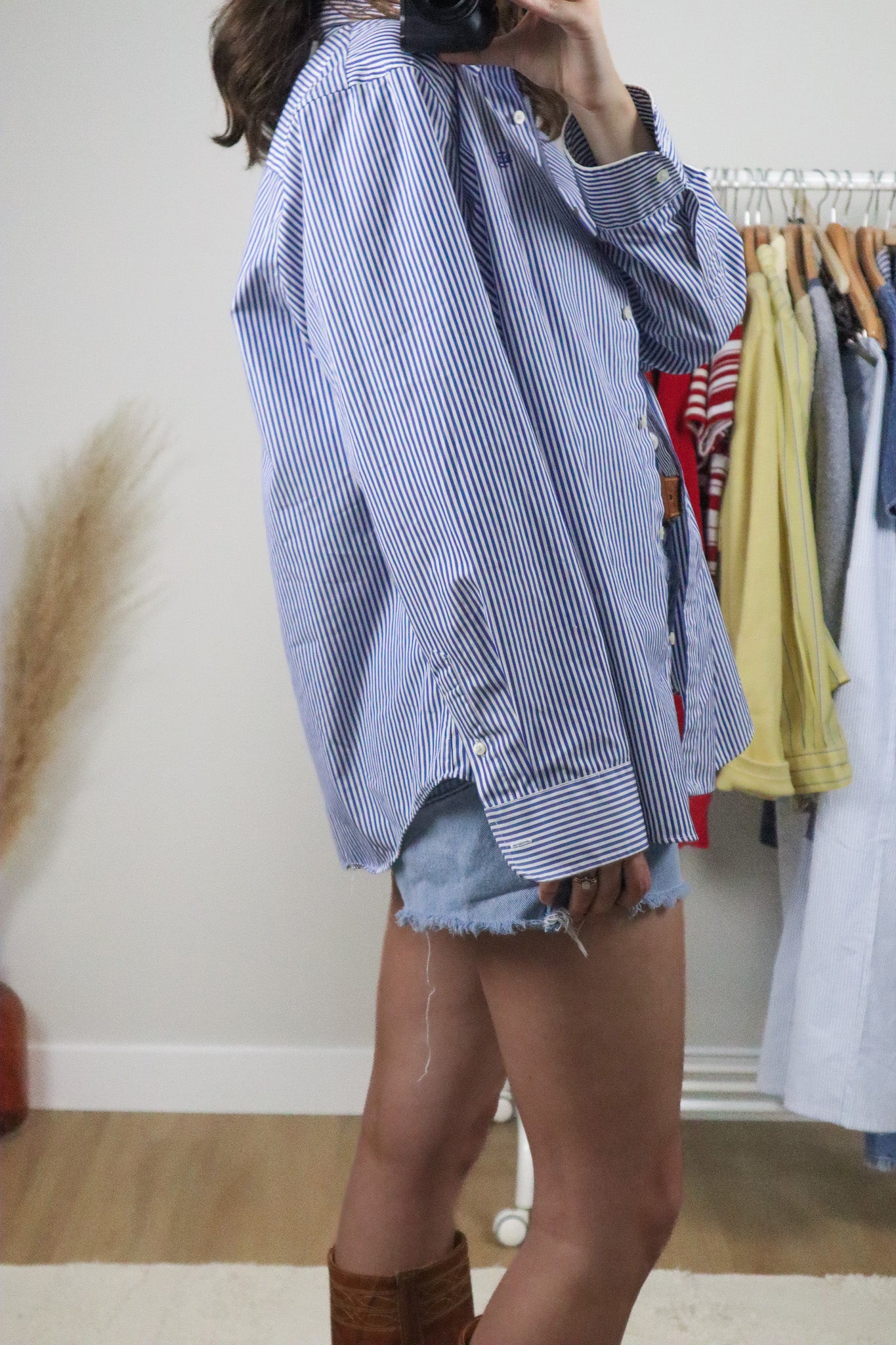 Vintage x Ralph Lauren Cotton Pinstrip Button Down (S-XL)