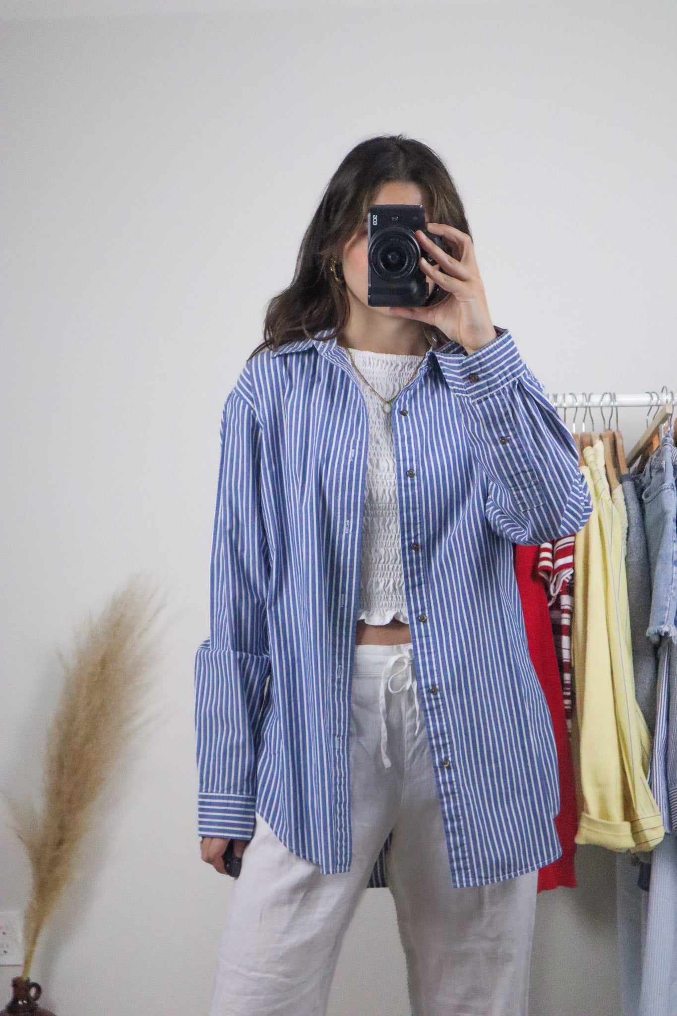 Chaps x Cotton Striped Button Down (M-XL)