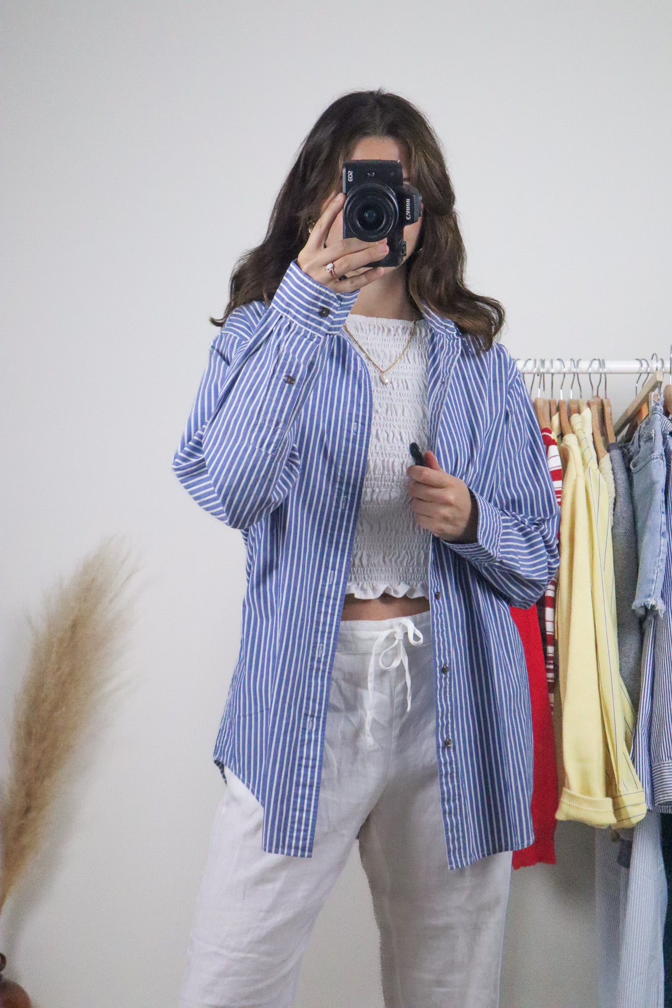 Chaps x Cotton Striped Button Down (M-XL)