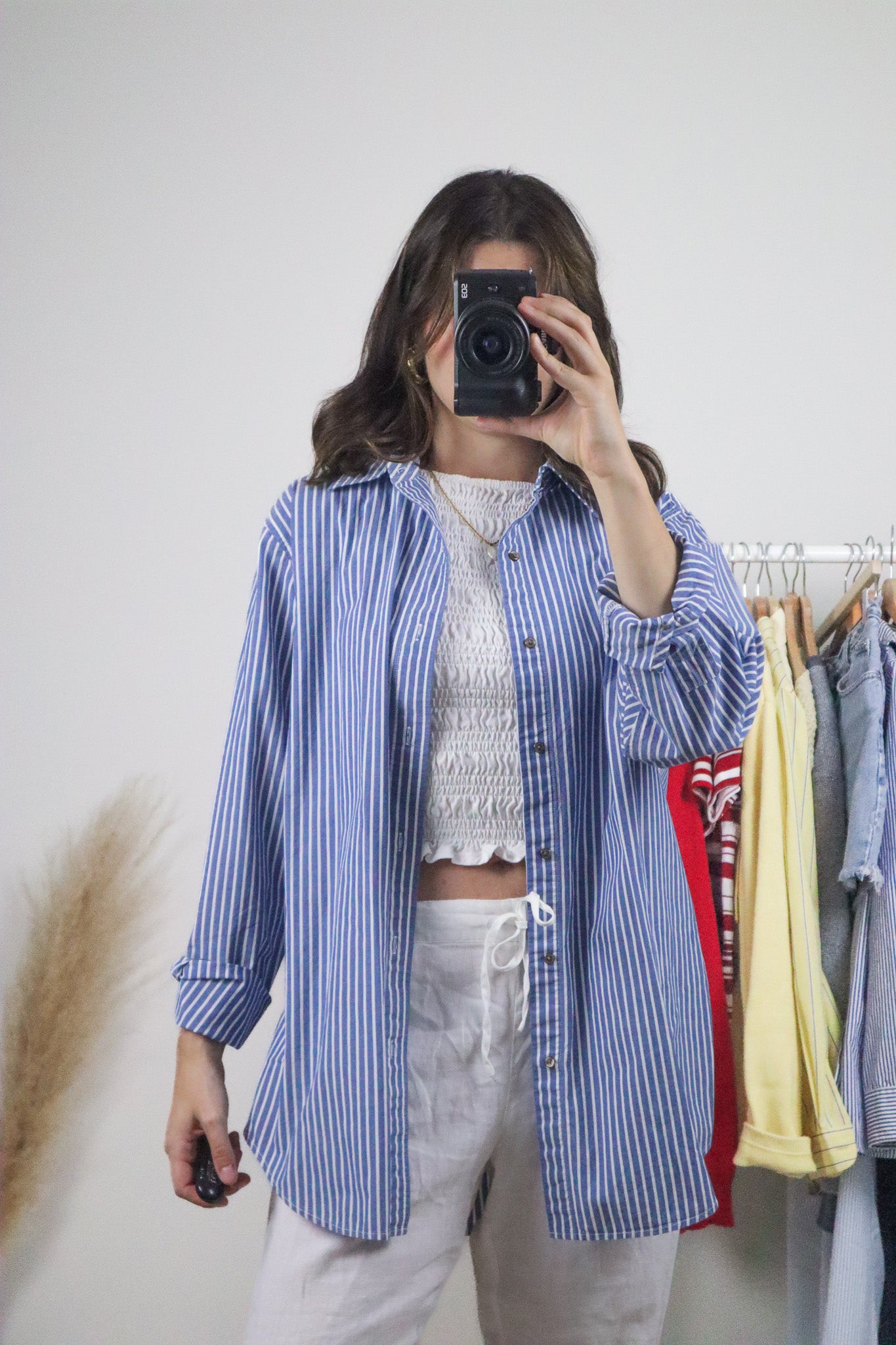 Chaps x Cotton Striped Button Down (M-XL)