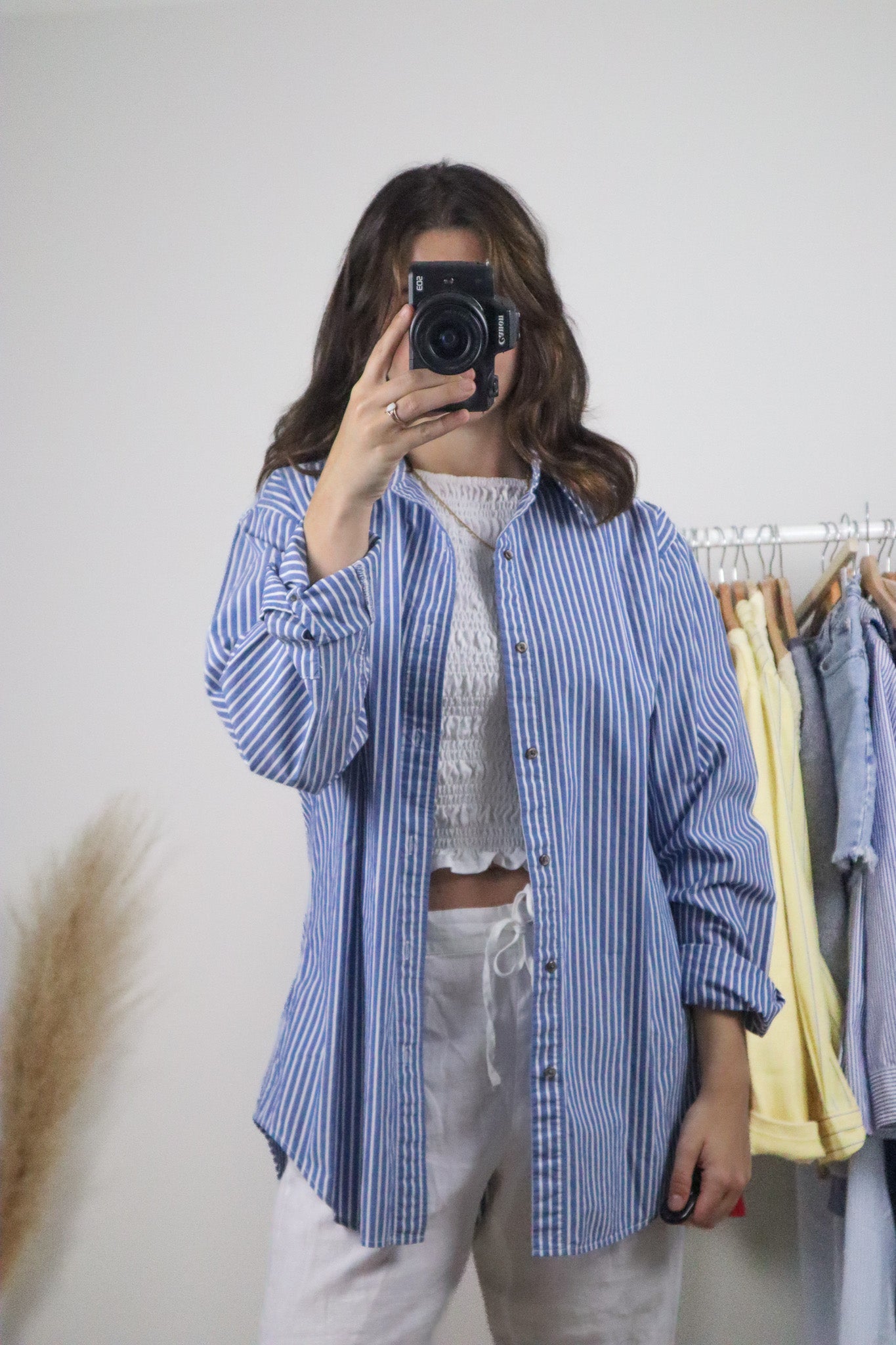 Chaps x Cotton Striped Button Down (M-XL)