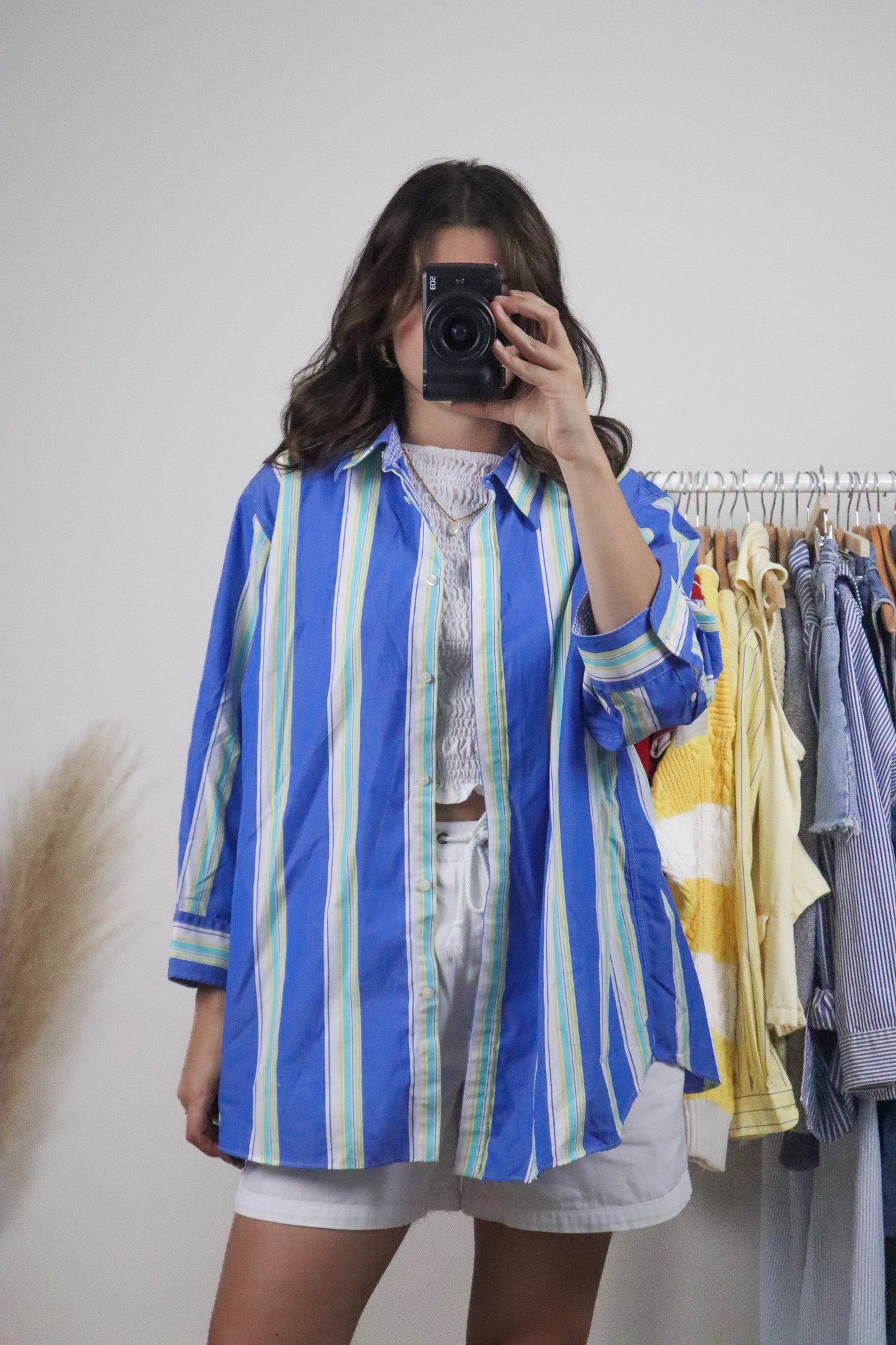 Vintage x Cotton Pinstrip Button Down (S-XL)