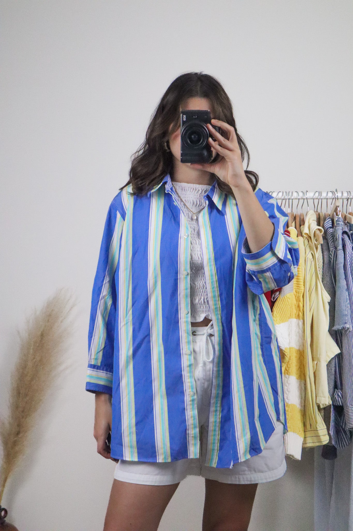 Vintage x Cotton Pinstrip Button Down (S-XL)