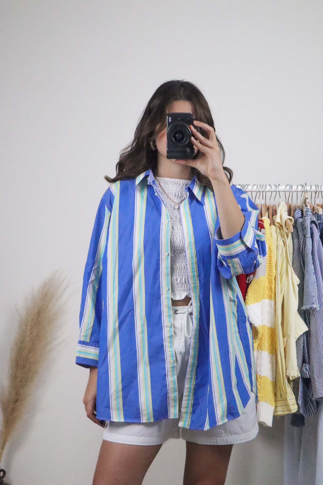 Vintage x Cotton Pinstrip Button Down (S-XL)