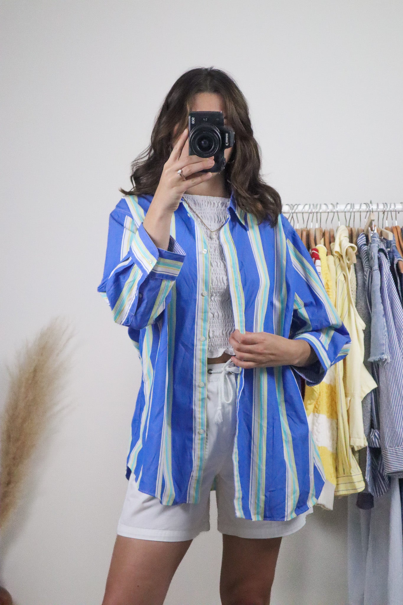 Vintage x Cotton Pinstrip Button Down (S-XL)