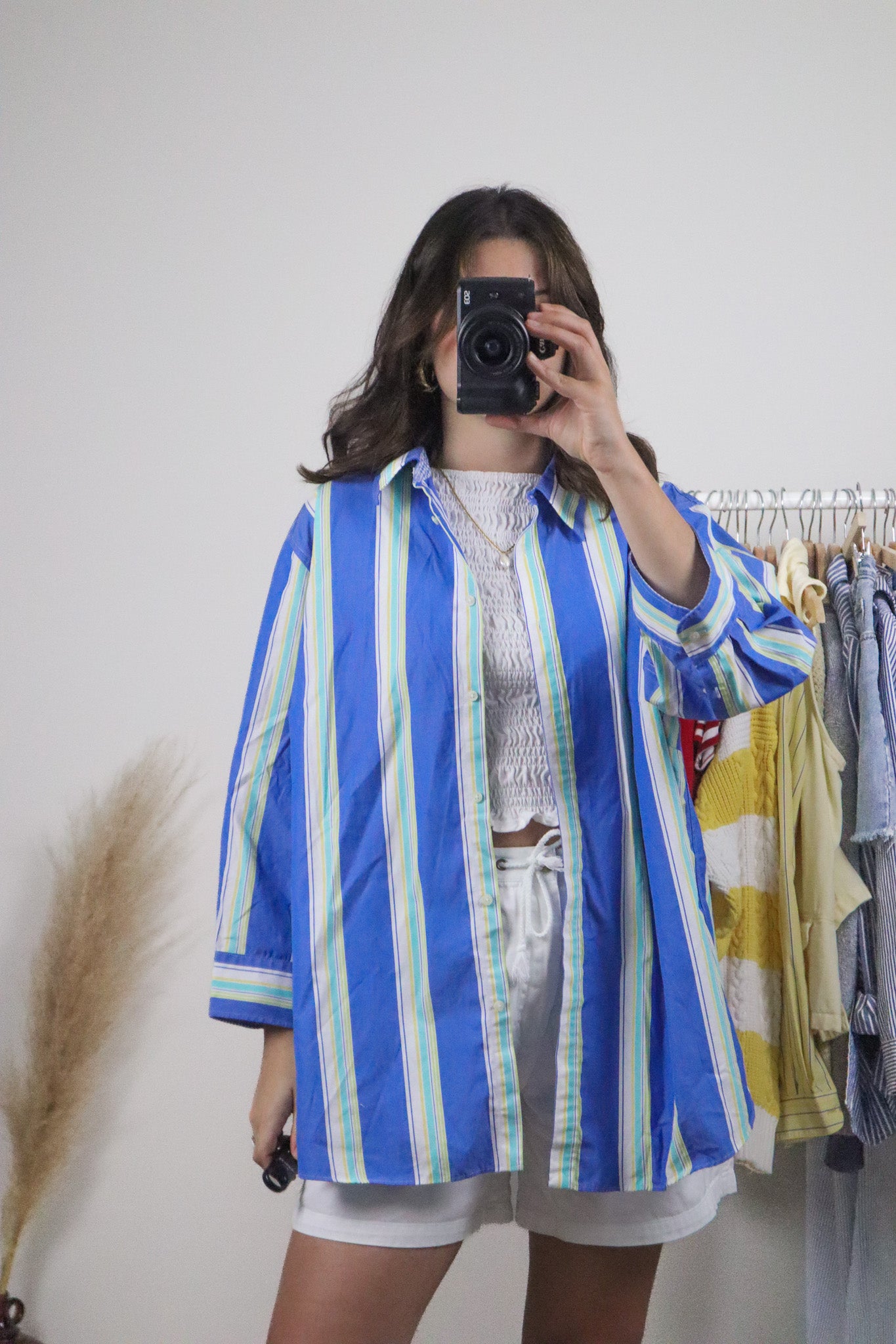 Vintage x Cotton Pinstrip Button Down (S-XL)