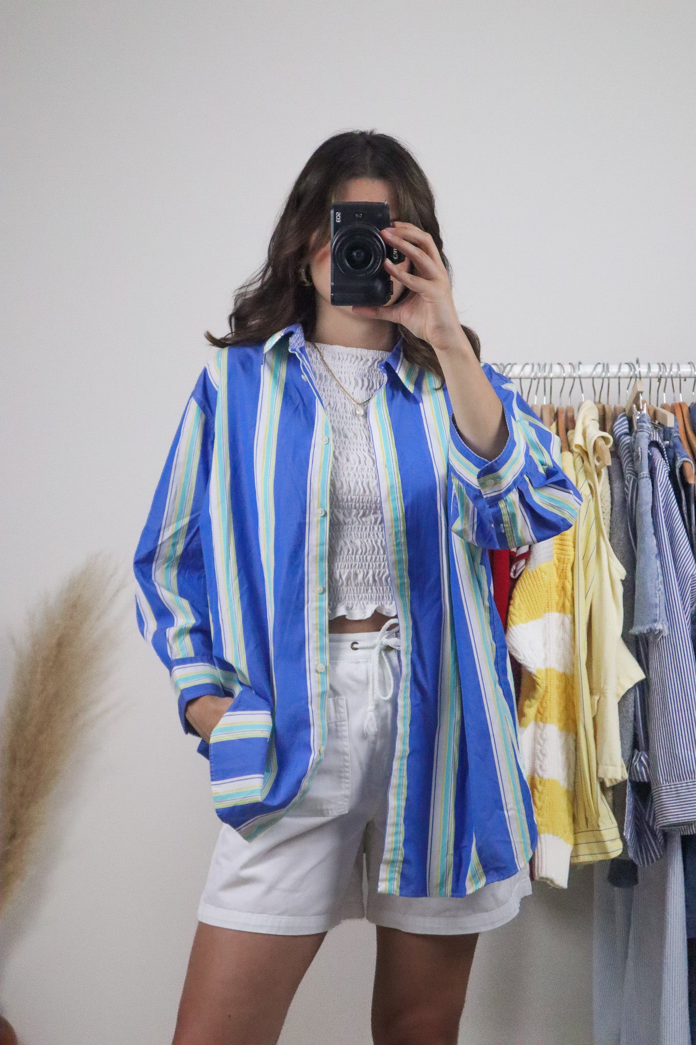 Vintage x Cotton Pinstrip Button Down (S-XL)