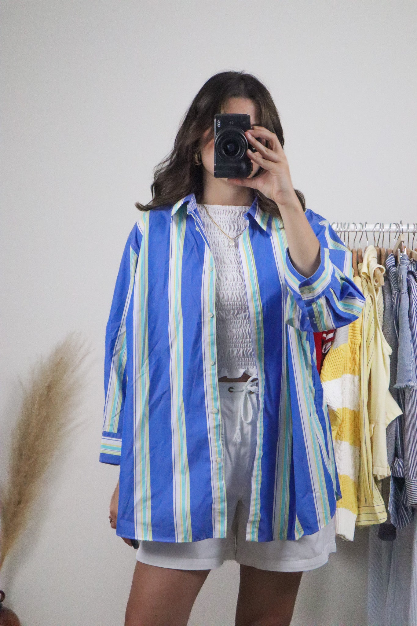 Vintage x Cotton Pinstrip Button Down (S-XL)