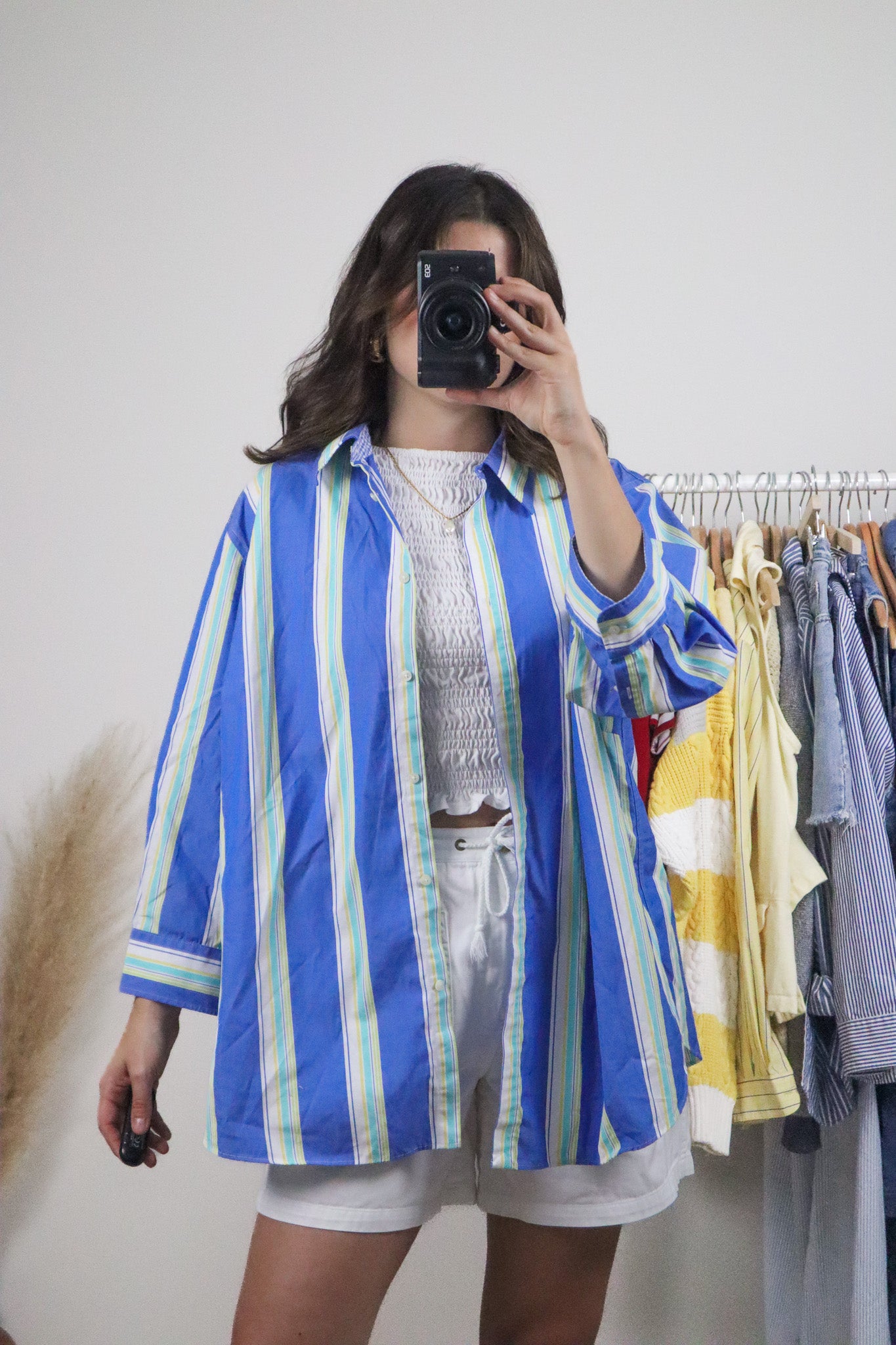 Vintage x Cotton Pinstrip Button Down (S-XL)