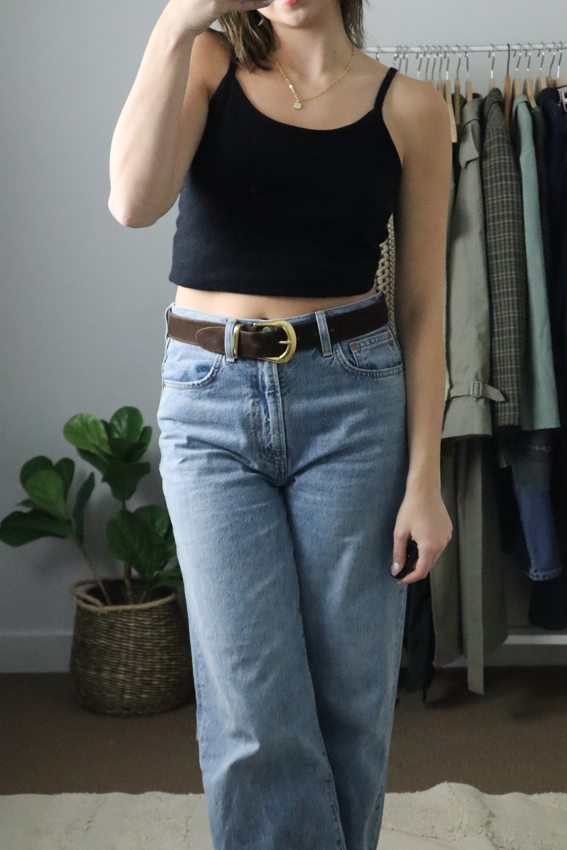 Vintage x Silk & Cashwool Tank (M)