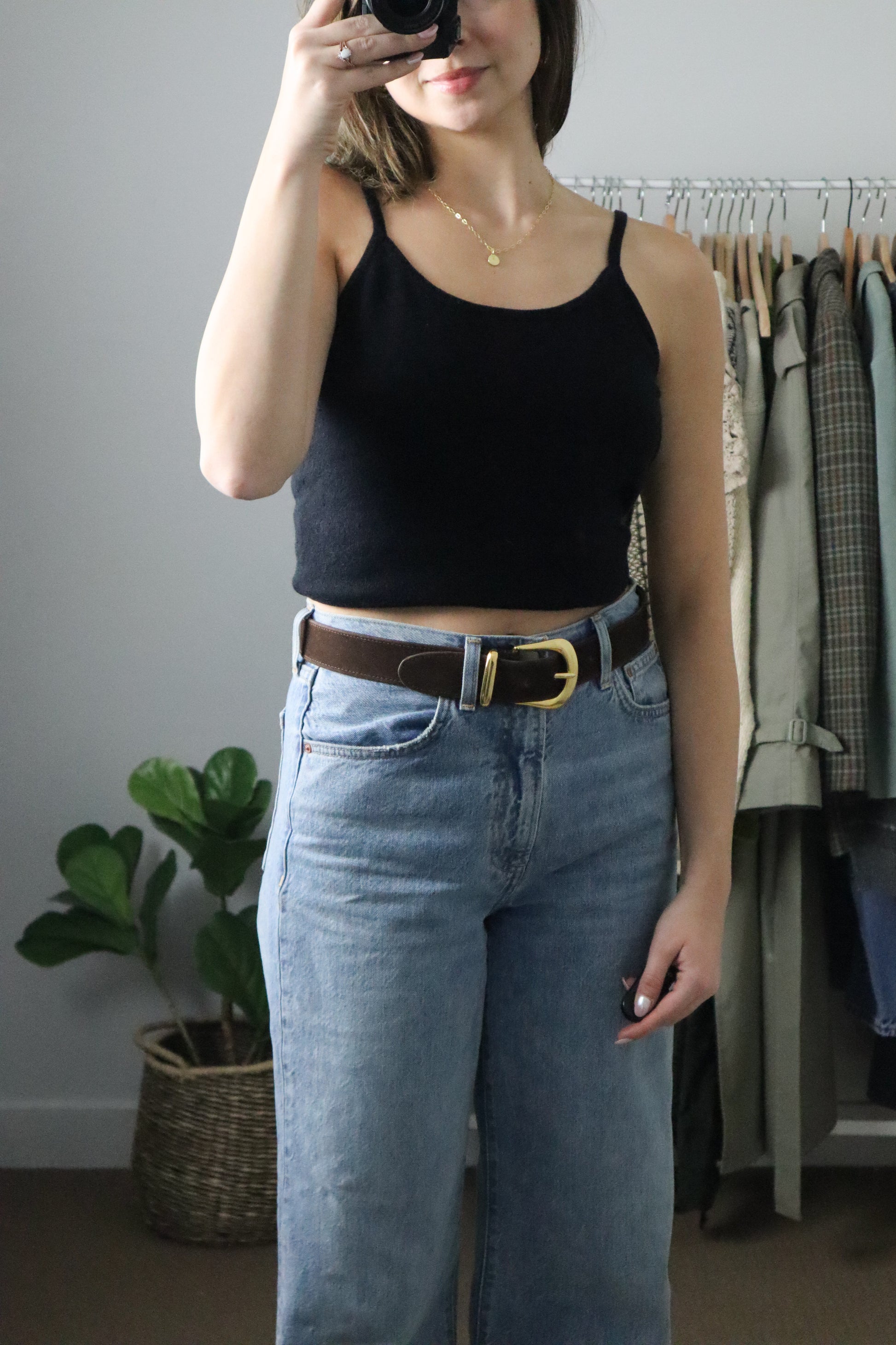 Vintage x Silk & Cashwool Tank (M)