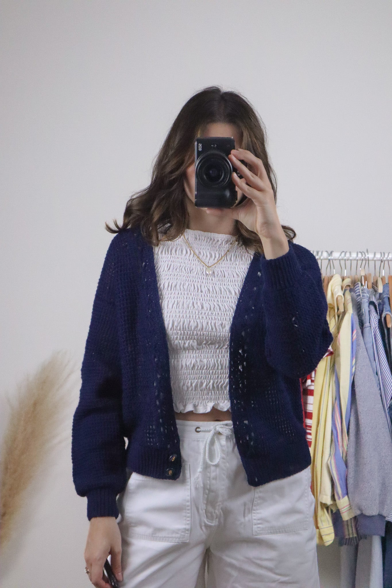 Vintage x Handknit Cardigan (M)