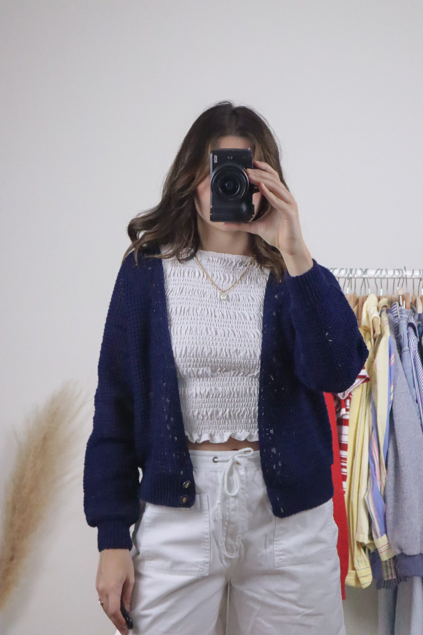 Vintage x Handknit Cardigan (M)