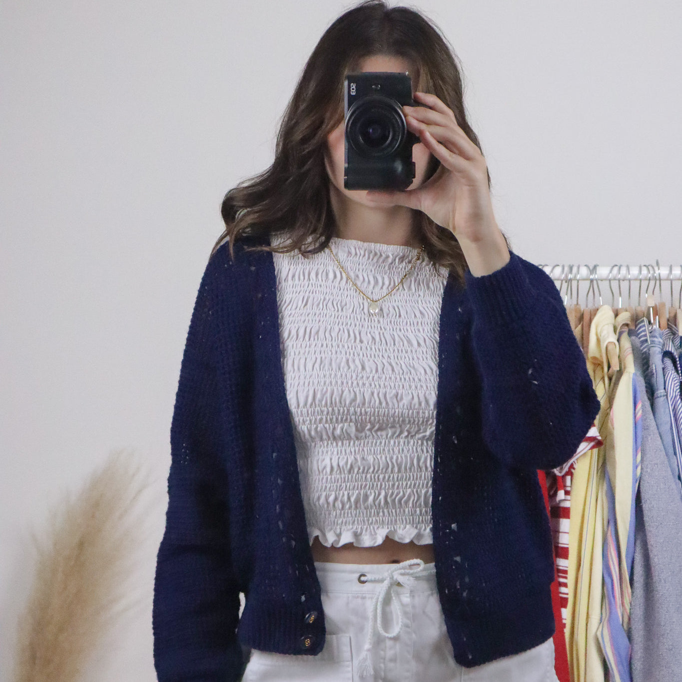 Vintage x Handknit Cardigan (M)
