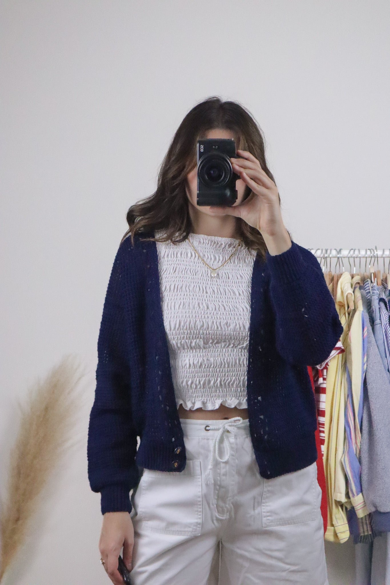 Vintage x Handknit Cardigan (M)