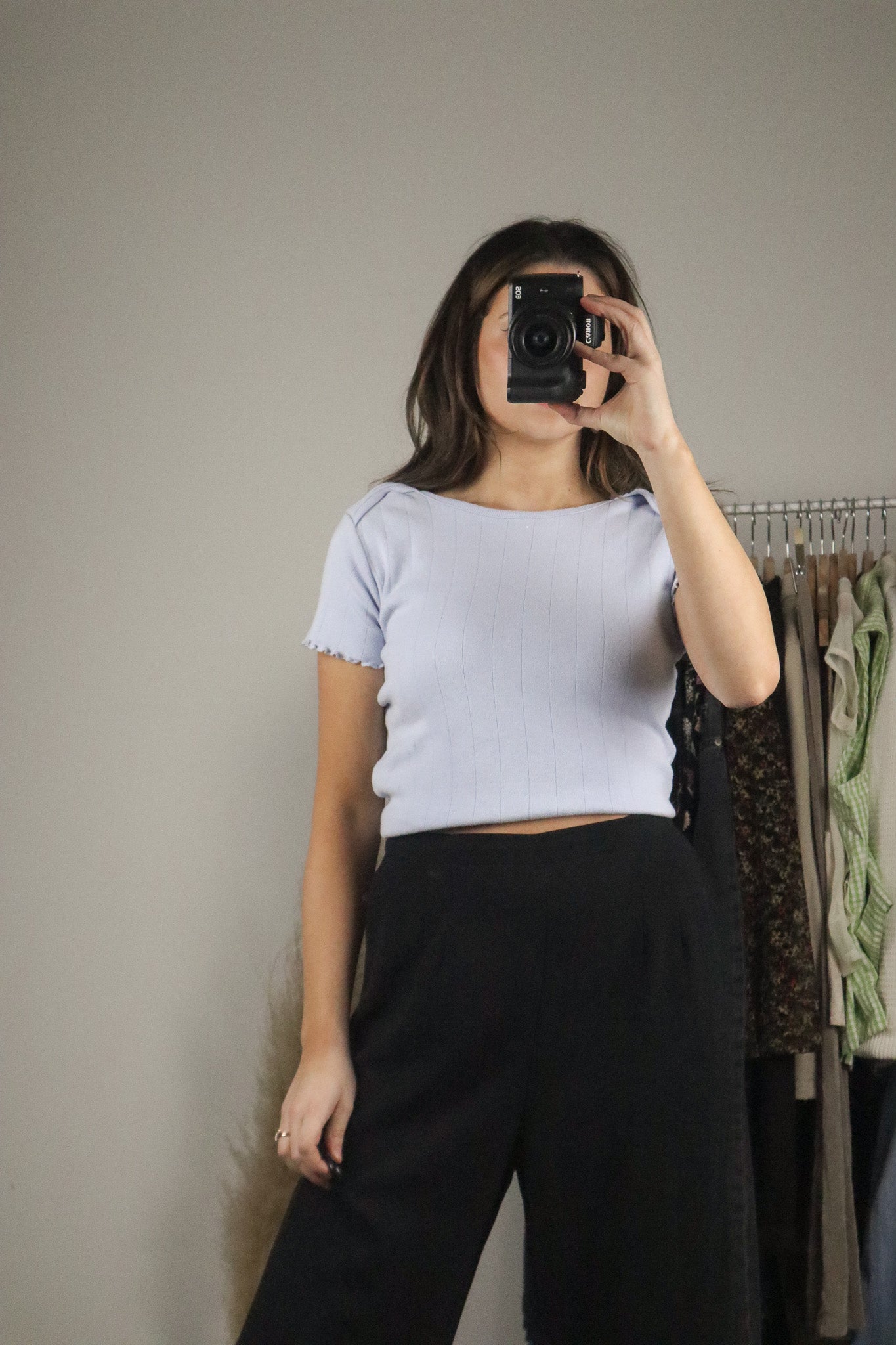 Vintage x Ribbed T-Shirt (M)