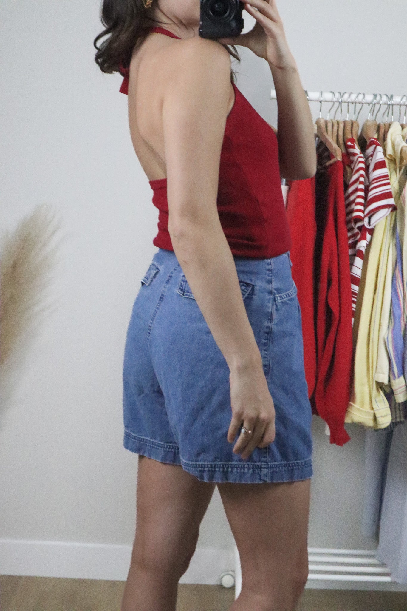 Vintage x Shimmer Halter Tank (M)