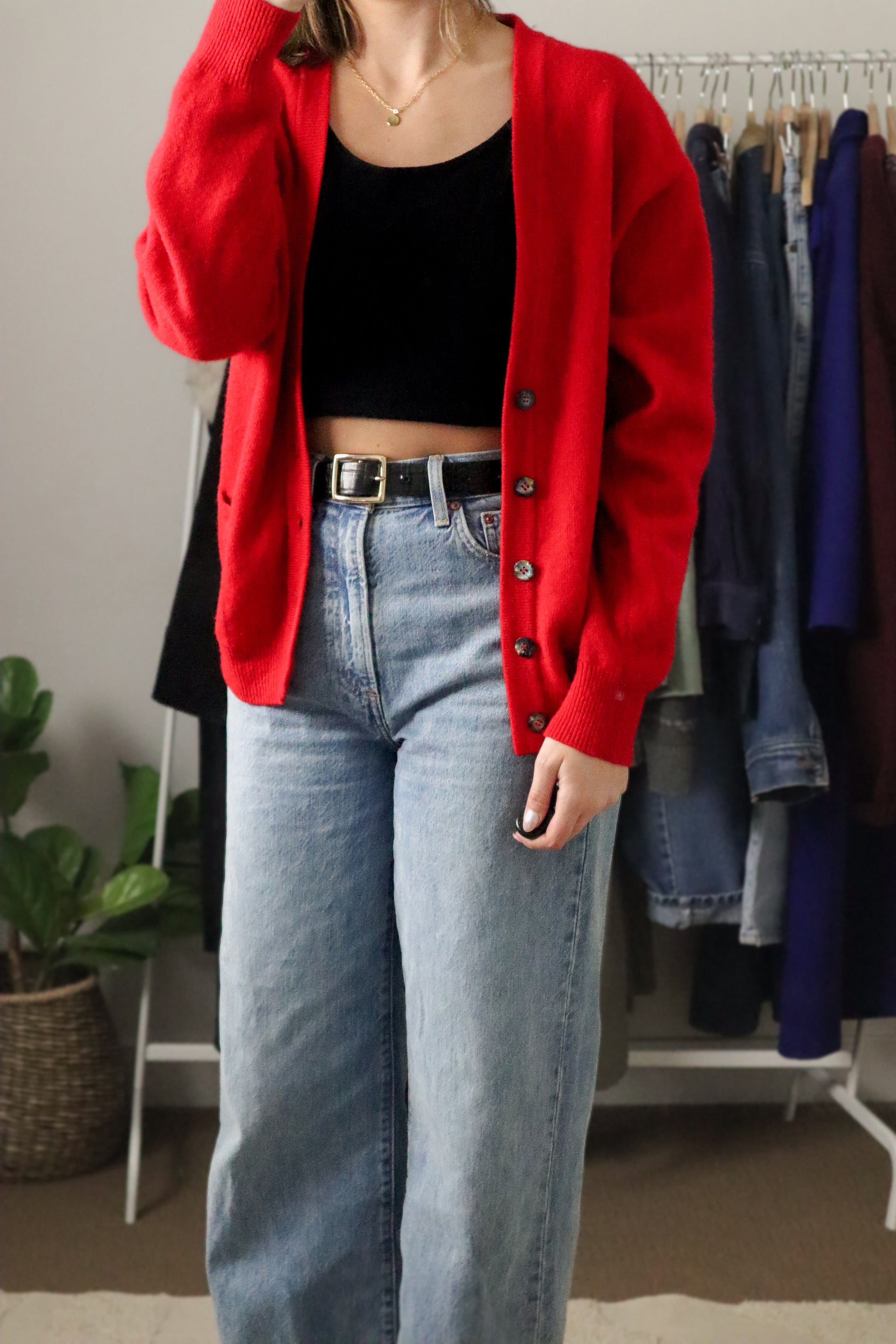 Vintage x Wool Cardigan (S)