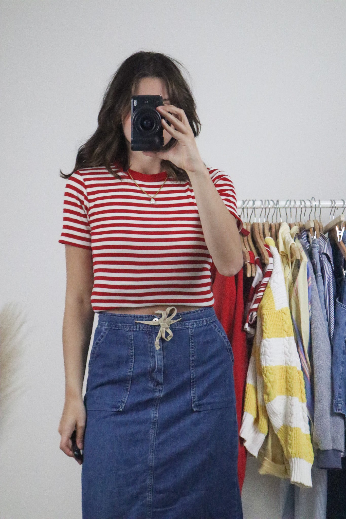 Vintage x Striped Shirt (S)